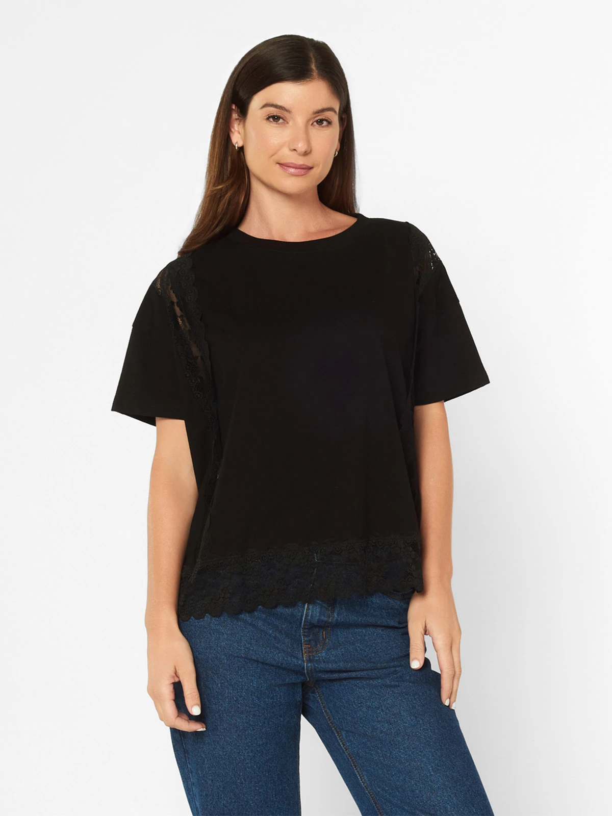 POLO MUJER MENTHA Y CHOCOLATE NEGRO MONICA - 1