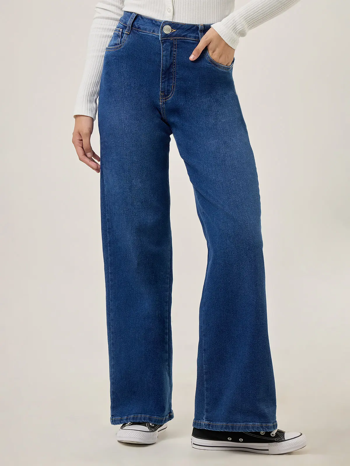 JEANS WIDE LEG MUJER INDEX - 3