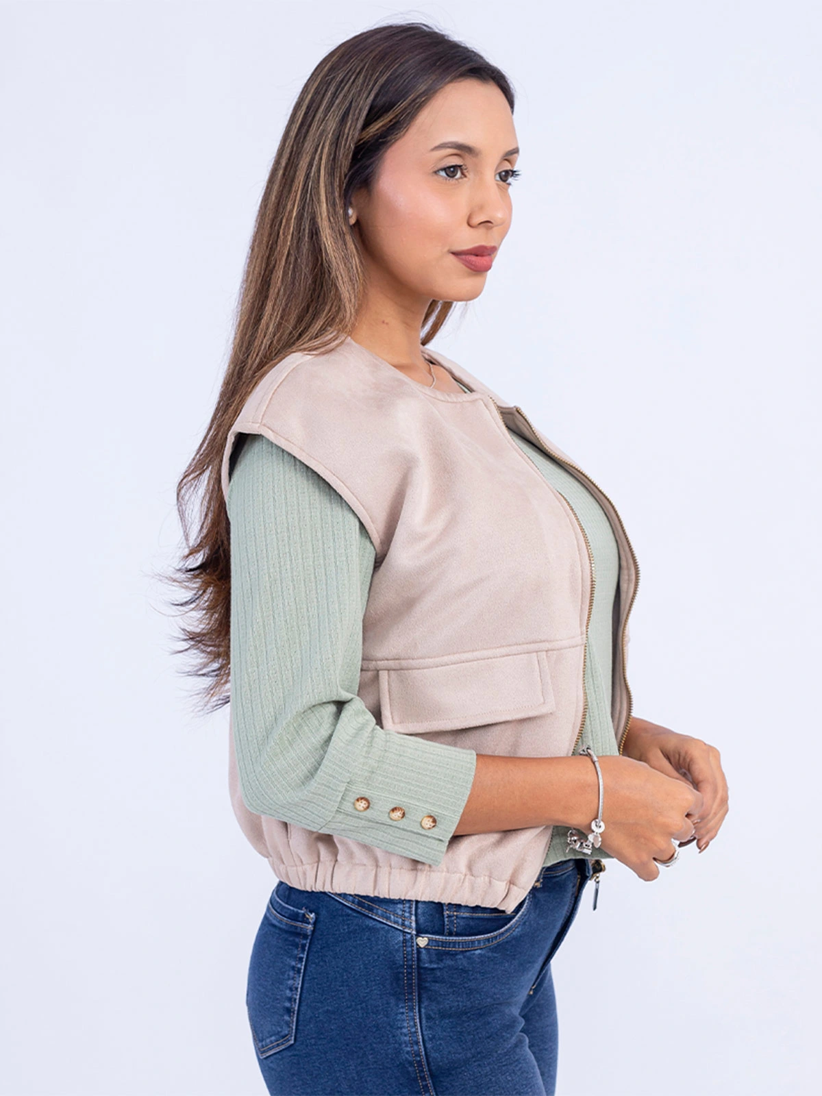 CHALECO MUJER SODA BLUES VICEN - 3