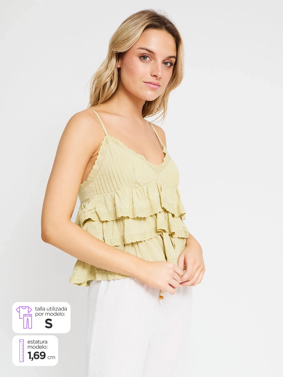 BLUSA SIN MANGAS ALGODÓN MUJER INDEX - 1
