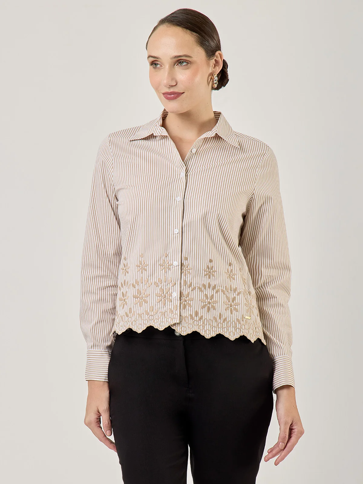 BLUSA MANGA LARGA MUJER JOHN HOLDEN IRMA - 1