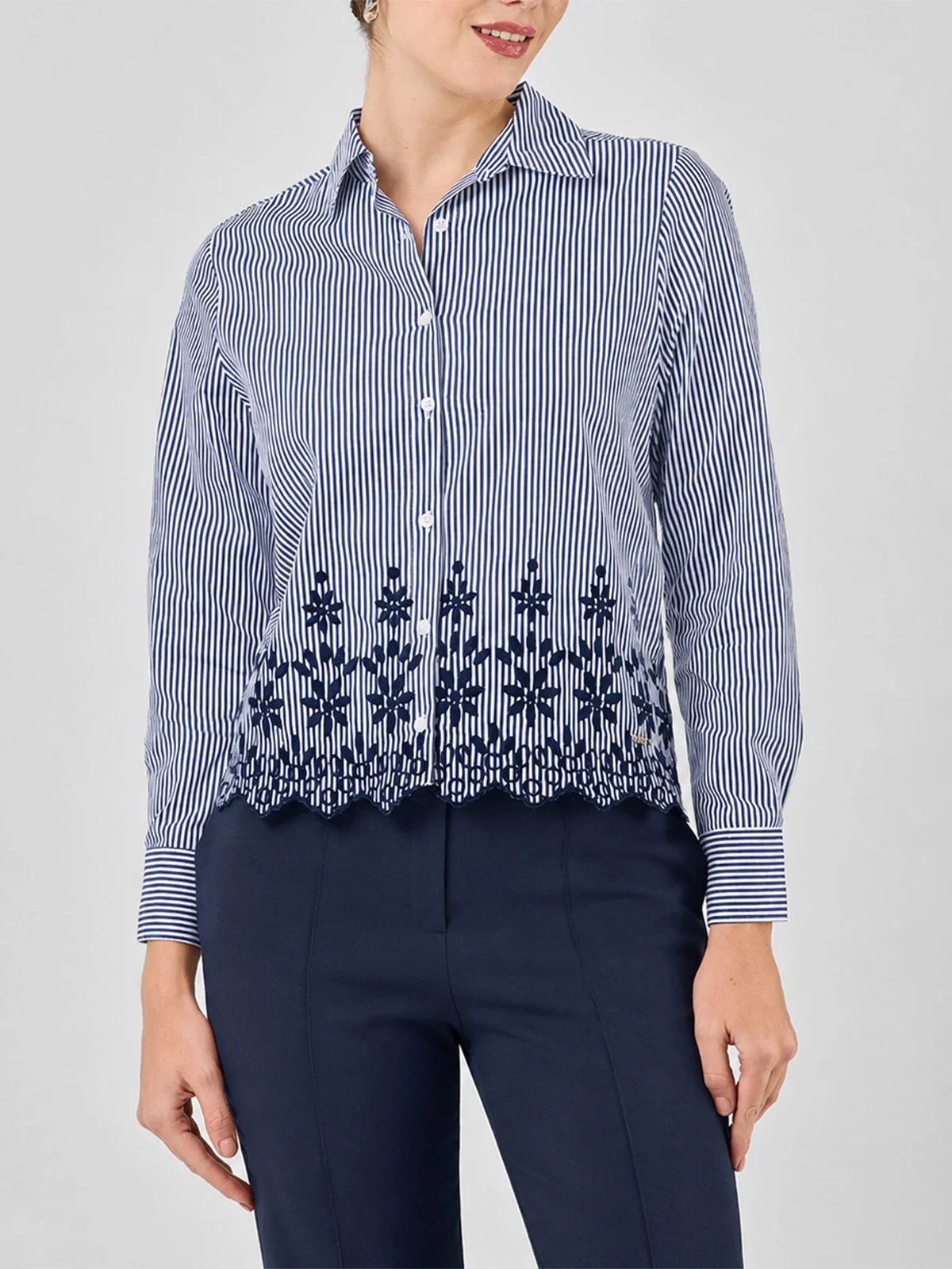BLUSA MANGA LARGA MUJER JOHN HOLDEN IRMA - 1