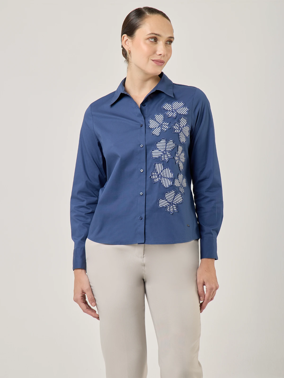 BLUSA MANGA LARGA MUJER JOHN HOLDEN WOMAN JULI - 1