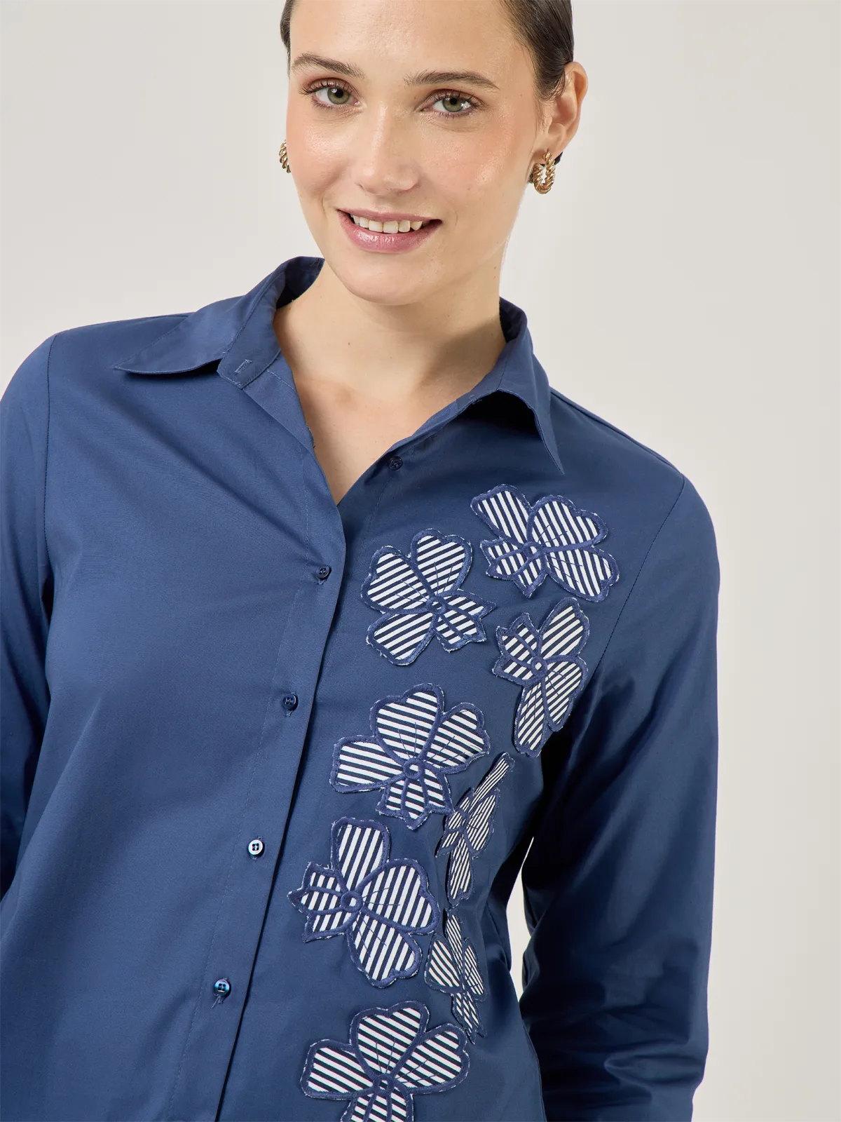 BLUSA MANGA LARGA MUJER JOHN HOLDEN WOMAN JULI - 4