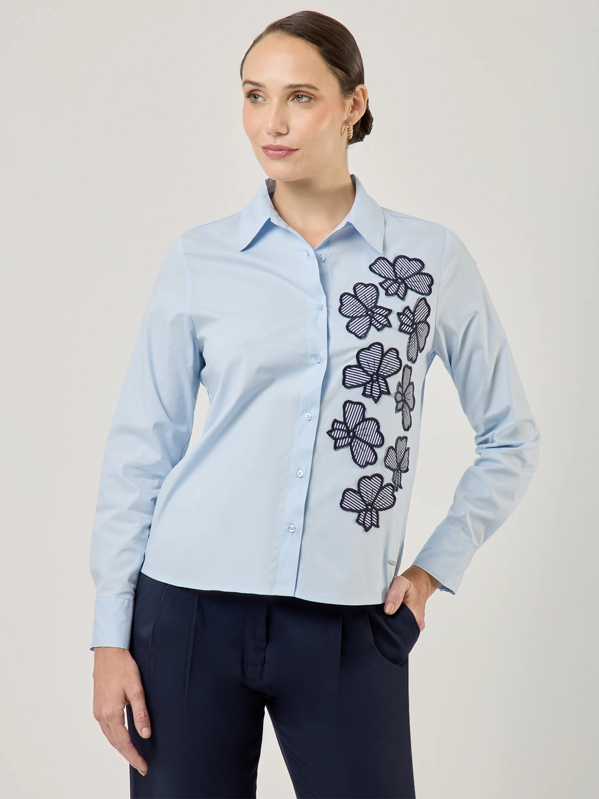 BLUSA MANGA LARGA MUJER JOHN HOLDEN WOMAN JULI - 1