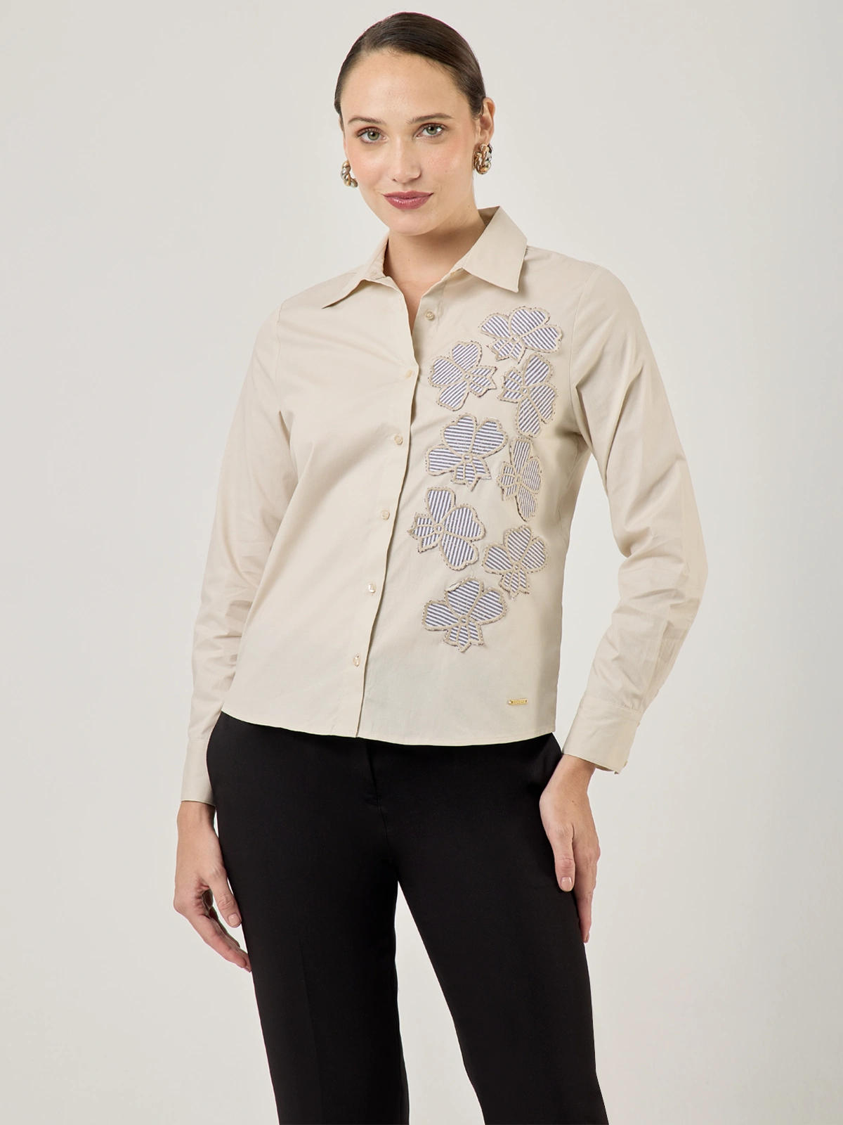 BLUSA MANGA LARGA MUJER JOHN HOLDEN WOMAN JULI - 1
