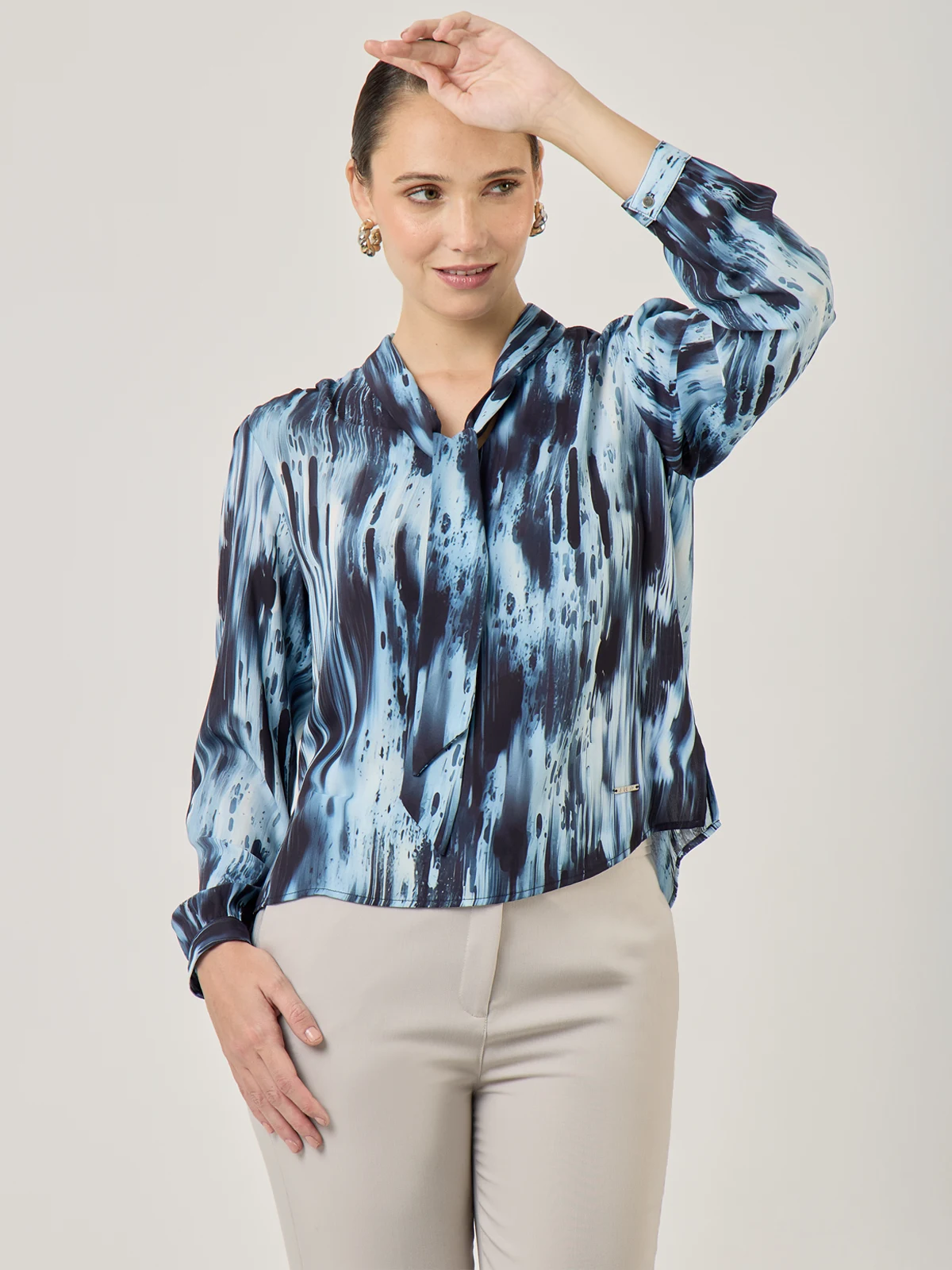 BLUSA MANGA LARGA MUJER JOHN HOLDEN AITANA - 1