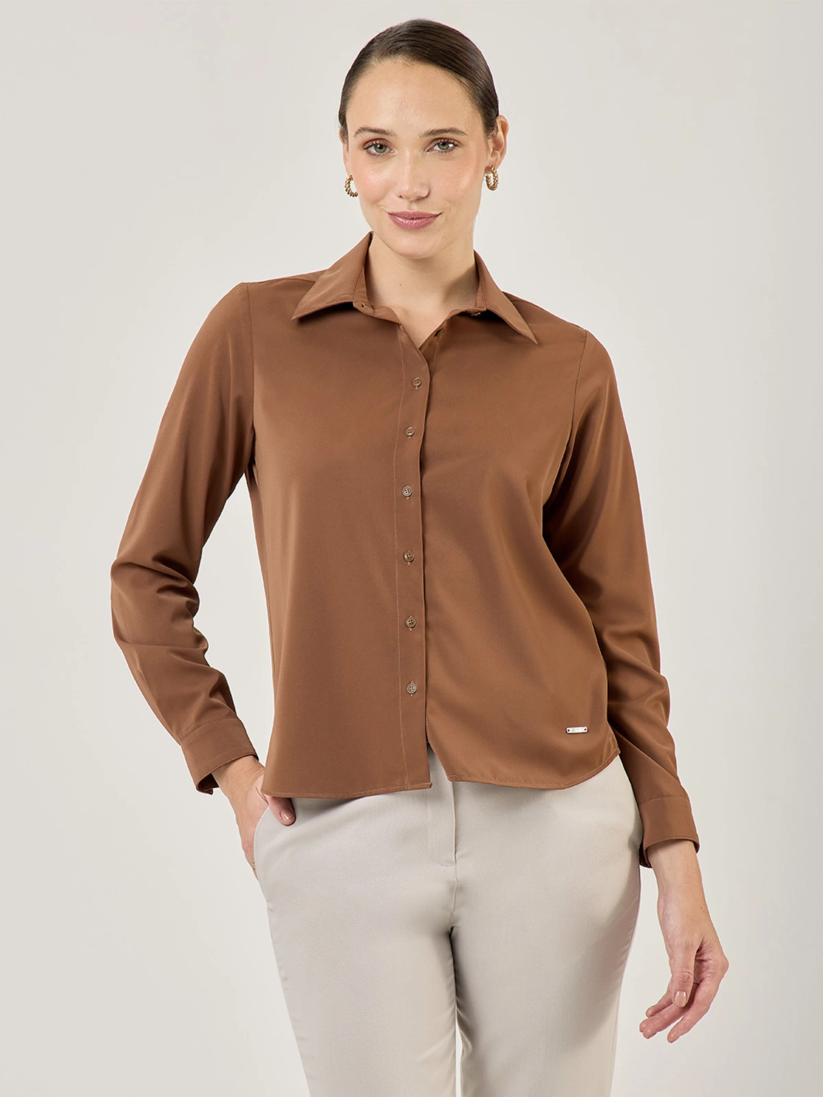 BLUSA MANGA LARGA MUJER JOHN HOLDEN WOMAN HELEN - 1