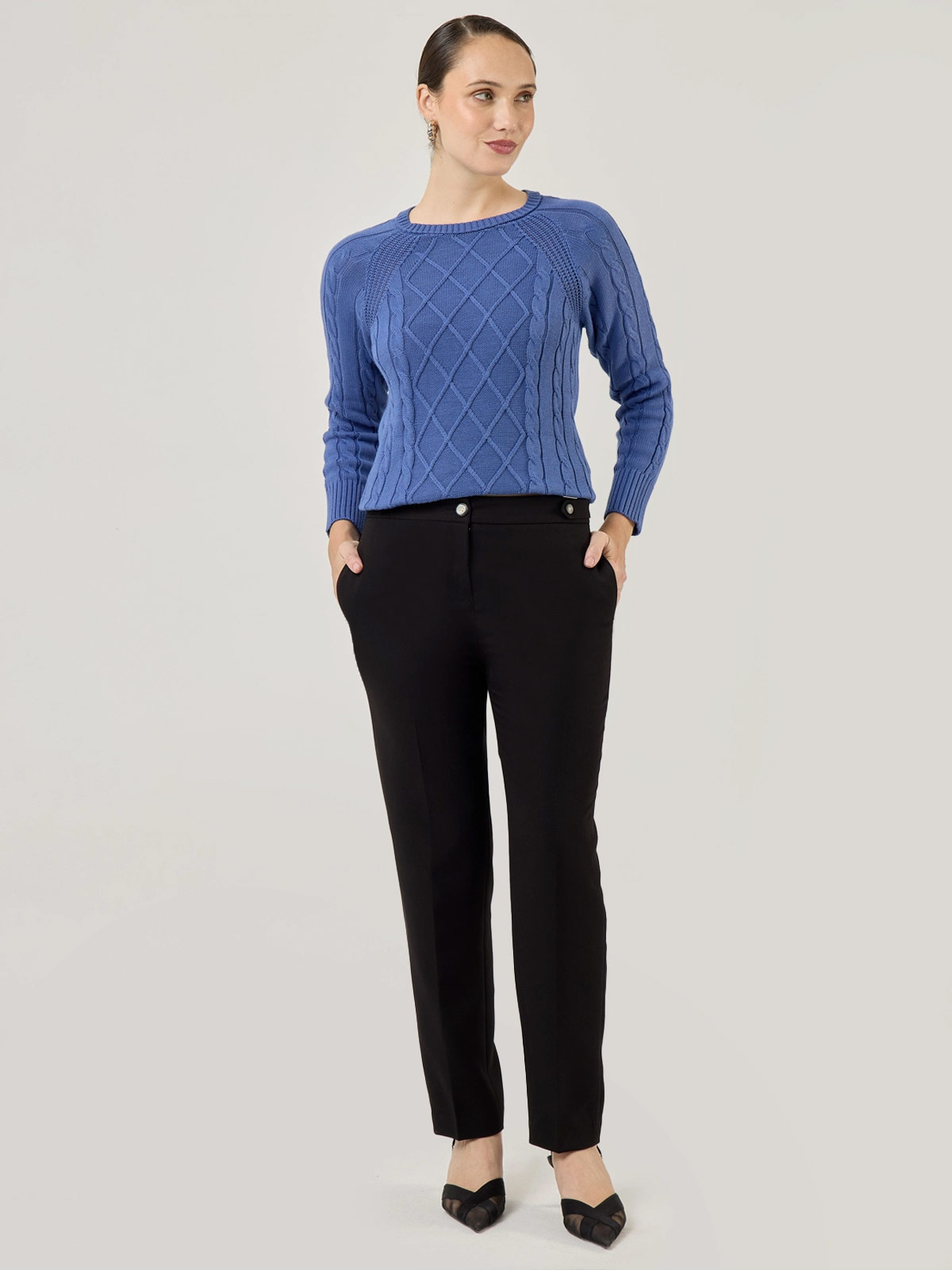 PANTALÓN REGULAR FIT MUJER JOHN HOLDEN WOMAN BORAN - 4