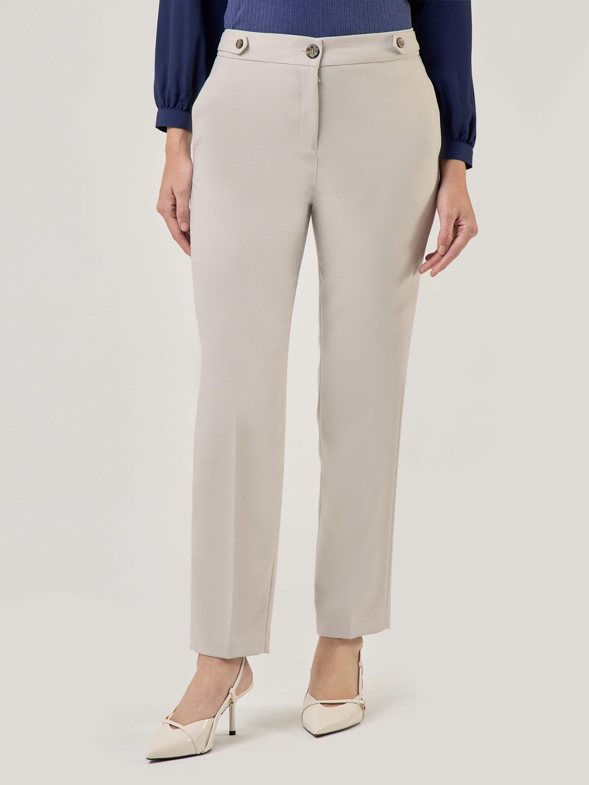 PANTALÓN REGULAR FIT MUJER JOHN HOLDEN WOMAN BORAN - 1