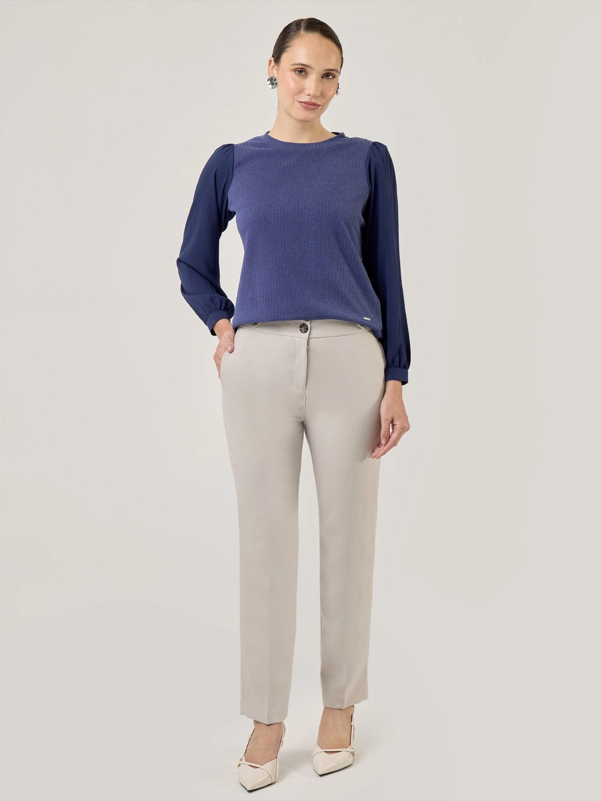PANTALÓN REGULAR FIT MUJER JOHN HOLDEN WOMAN BORAN - 4