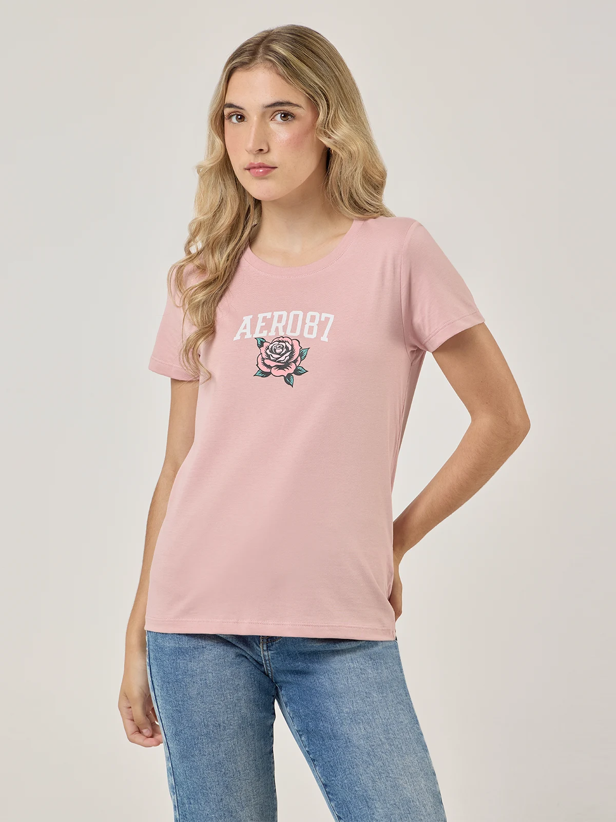 POLO MANGA CORTA ALGODÓN MUJER AERO - 1