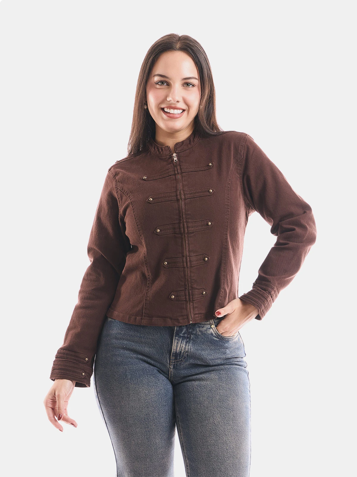 CASACA MUJER METAL JEANS NAPOLEON - 2