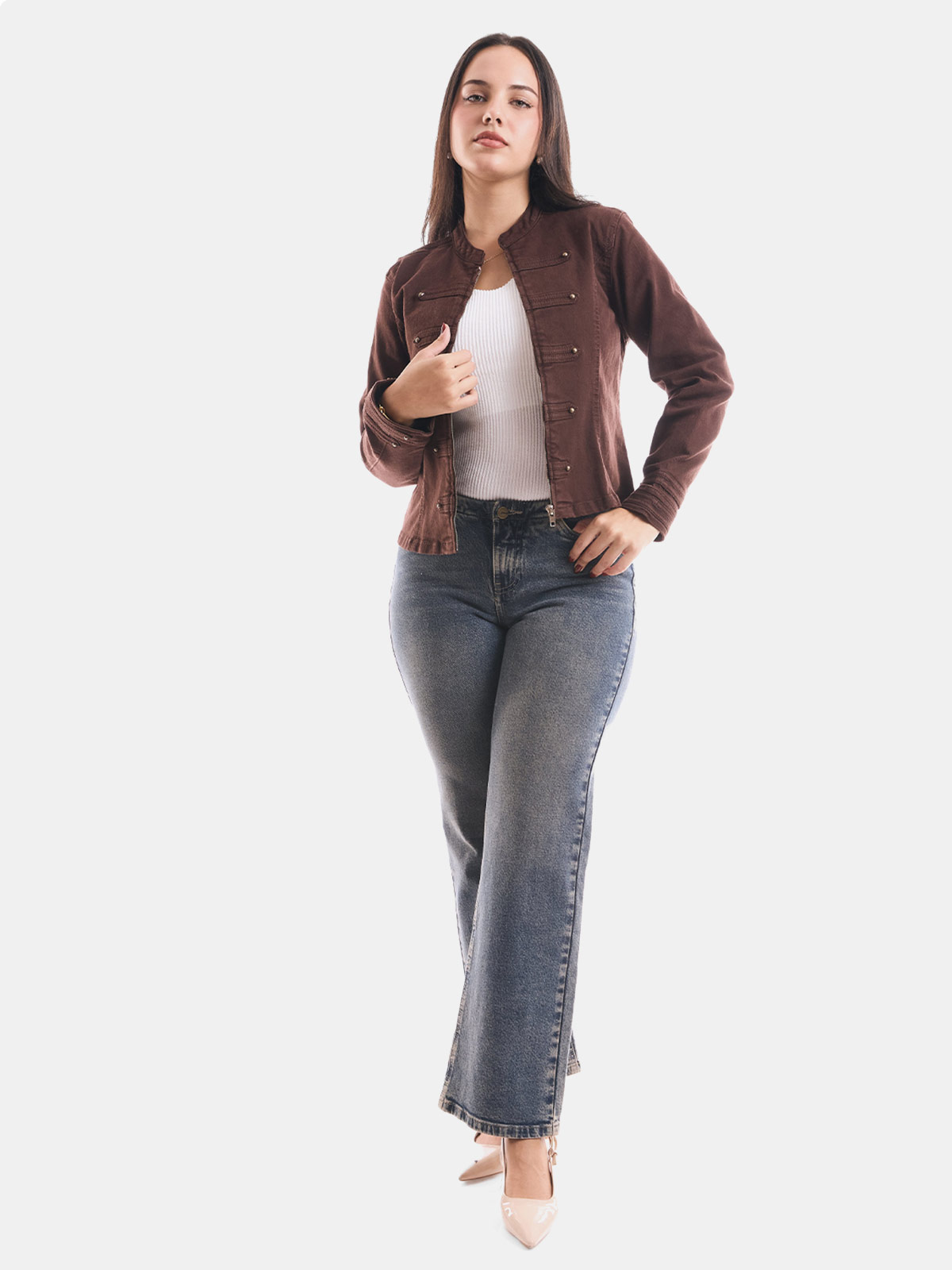 CASACA MUJER METAL JEANS NAPOLEON - 4