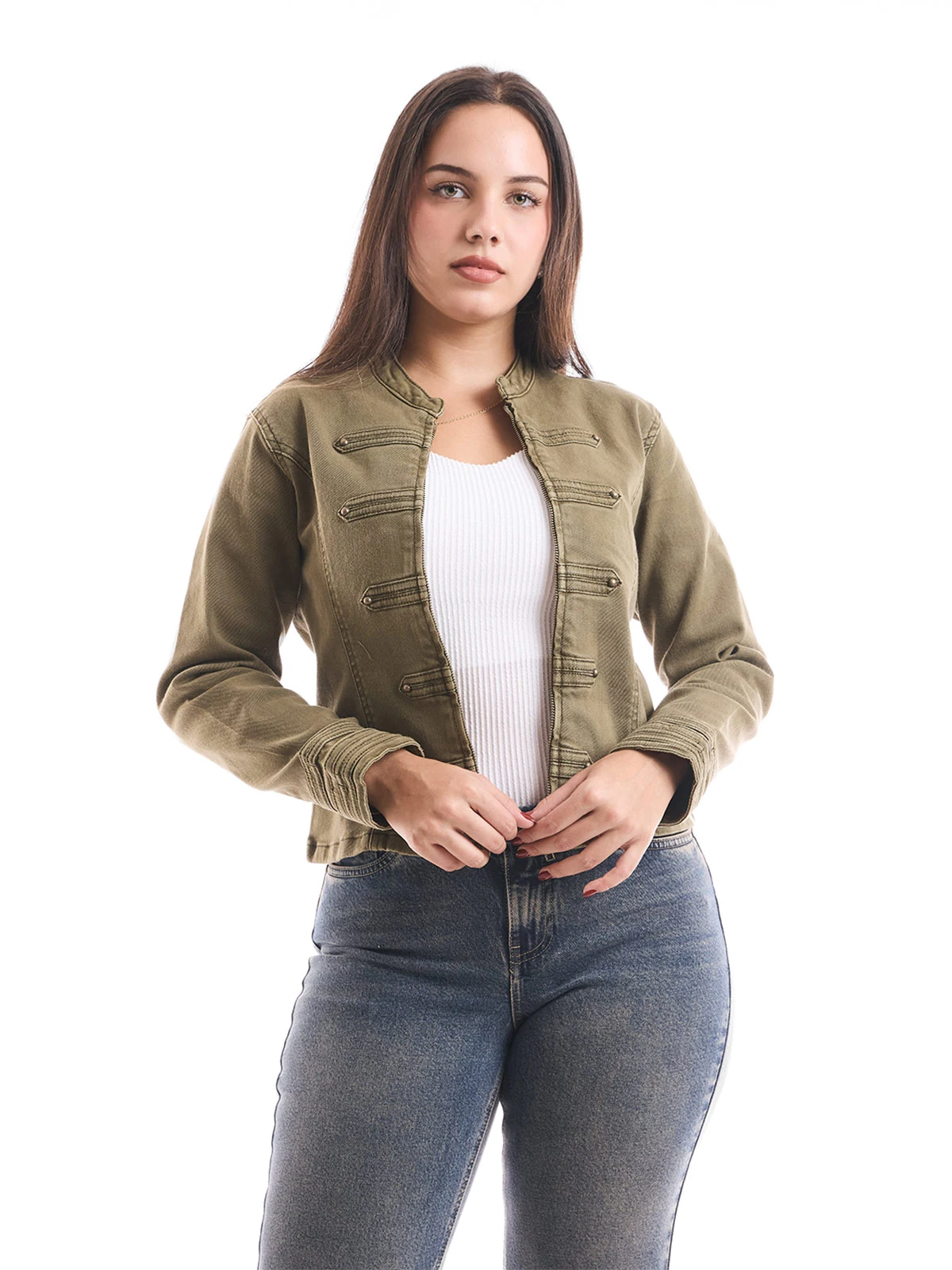 CASACA MUJER METAL JEANS NAPOLEON - 1