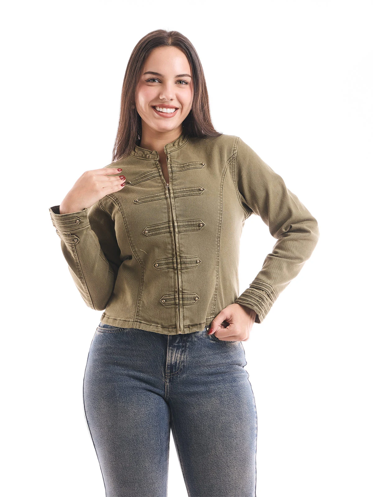 CASACA MUJER METAL JEANS NAPOLEON - 2