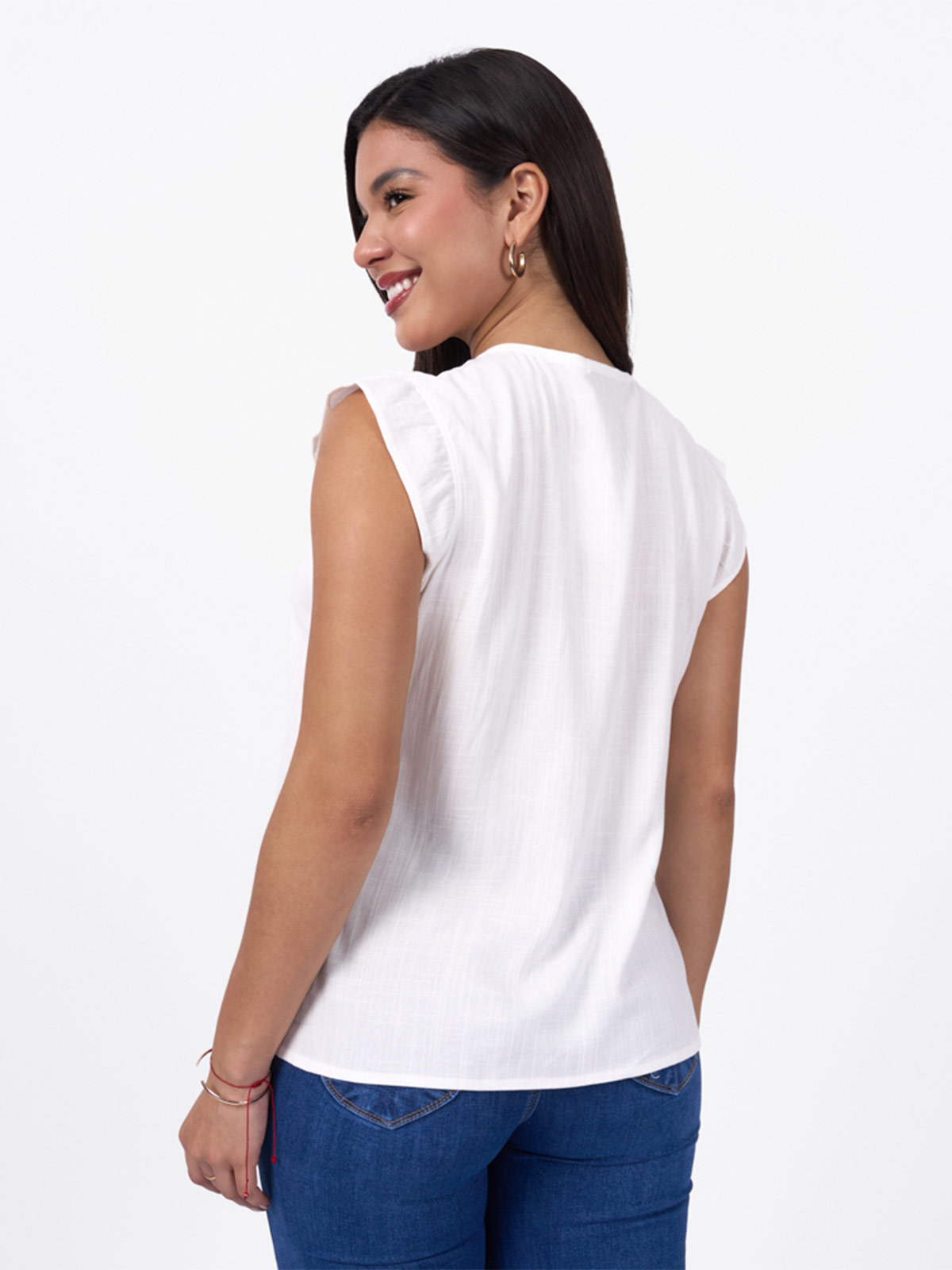 BLUSA MANGA CORTA MUJER BRONCO CATALEIA - 2