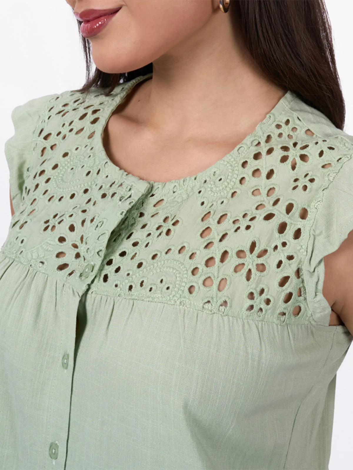 BLUSA MANGA CORTA MUJER BRONCO CATALEIA - 3