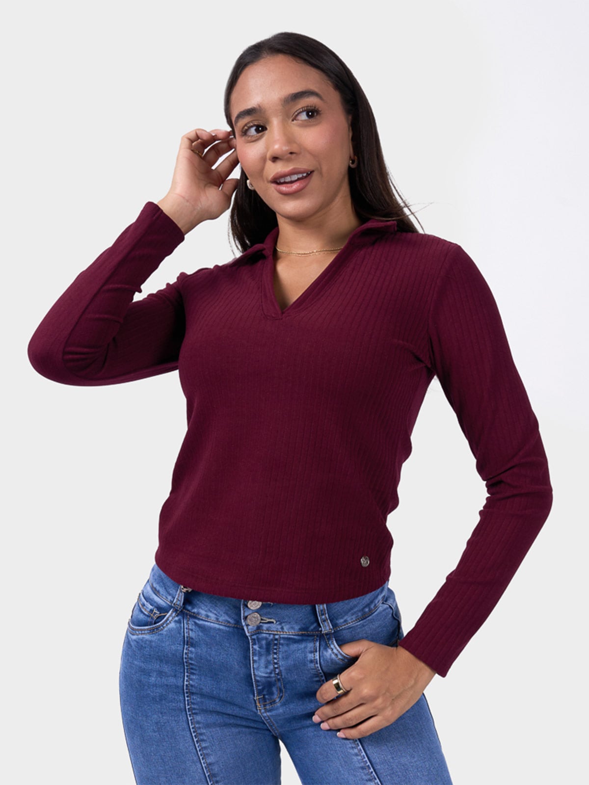 POLO MANGA CORTA MUJER BRONCO NIKOLAZA - 1