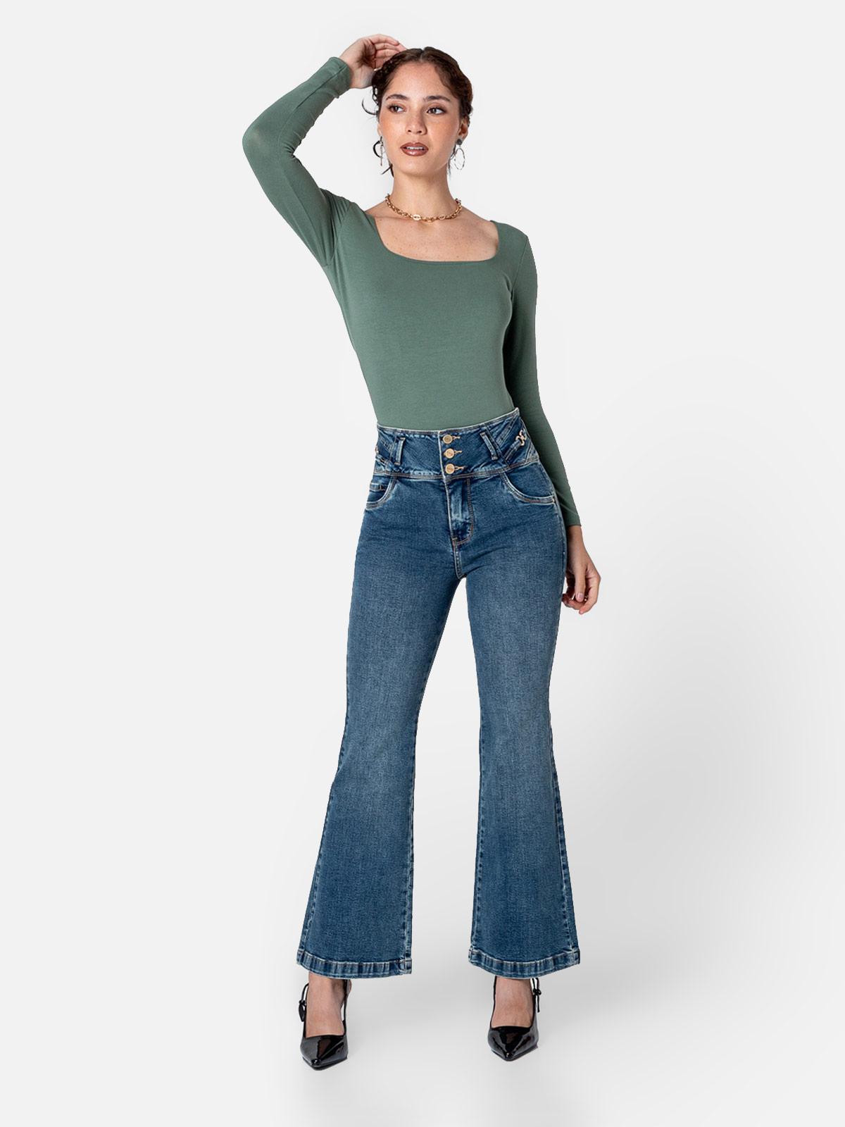 JEAN FLARE MUJER PIONIER HAILEEN - 5