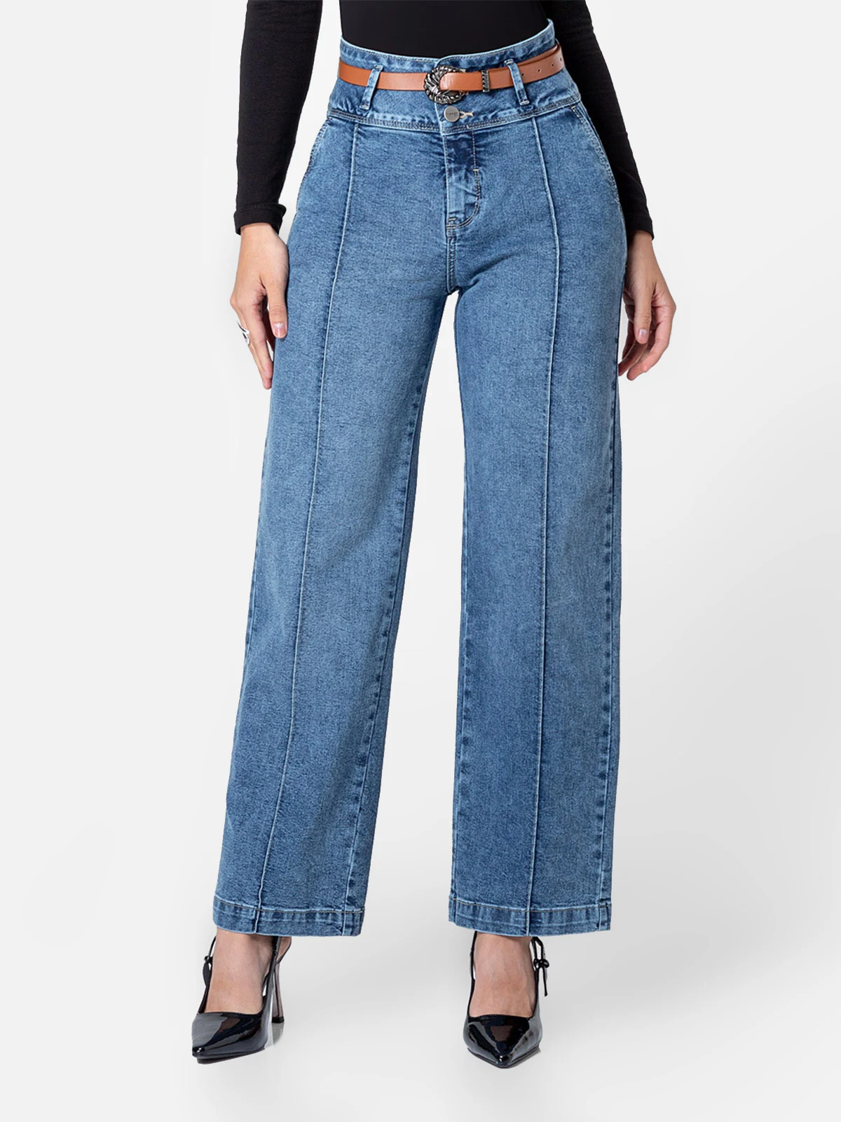 JEAN STRAIGHT MUJER PIONIER PADELI - 1