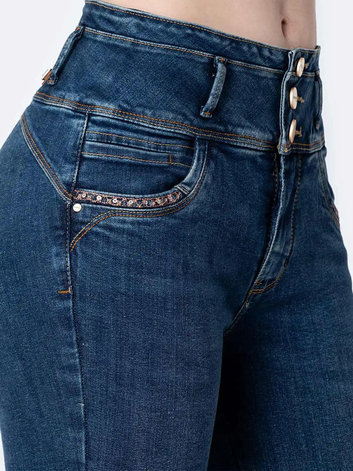 JEAN SKINNY MUJER PIONIER LIAANA - 4