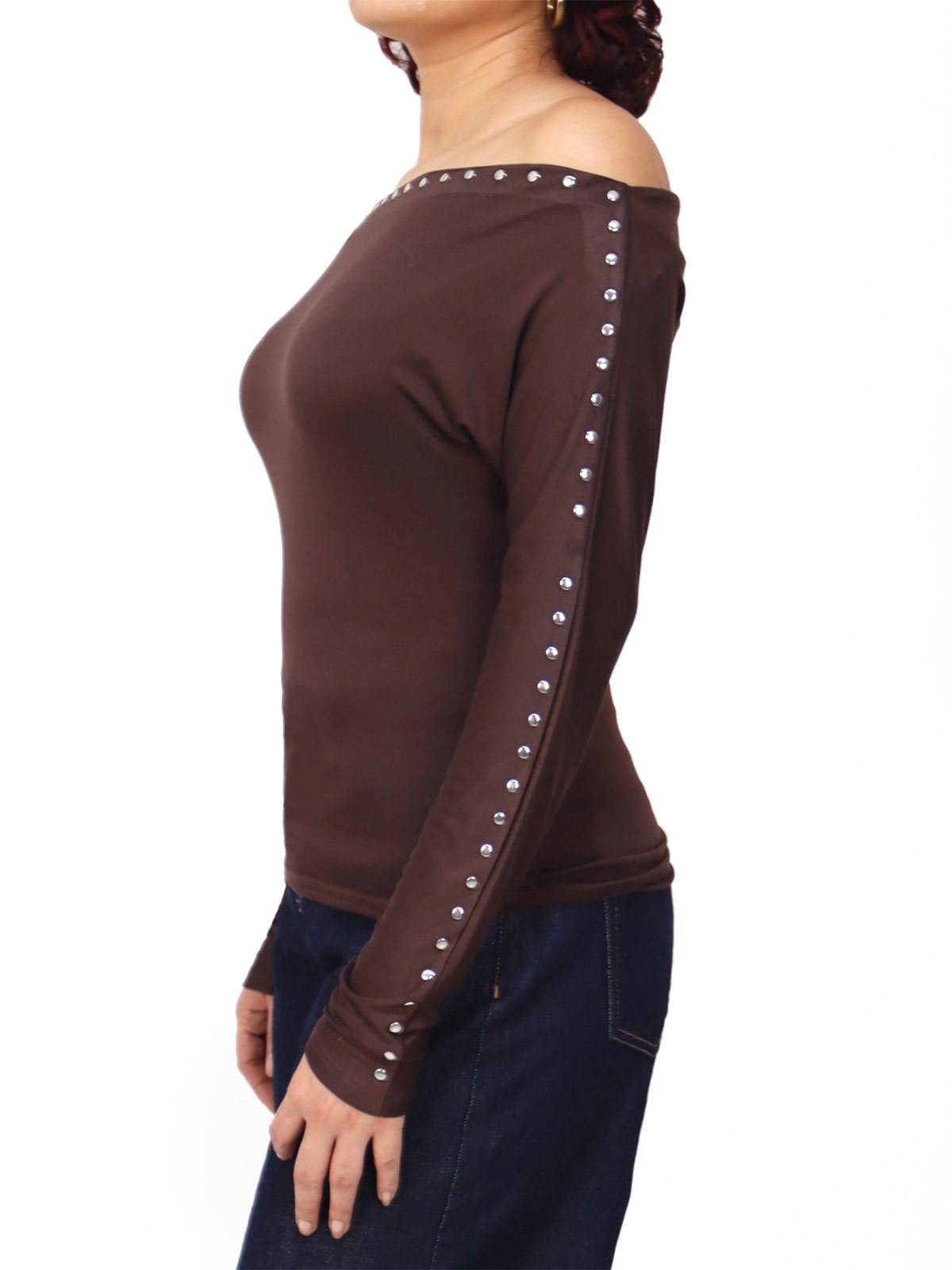 POLO MANGA LARGA MUJER KAYRA POBLET PERFECT FIT TACHAS YSI - 3