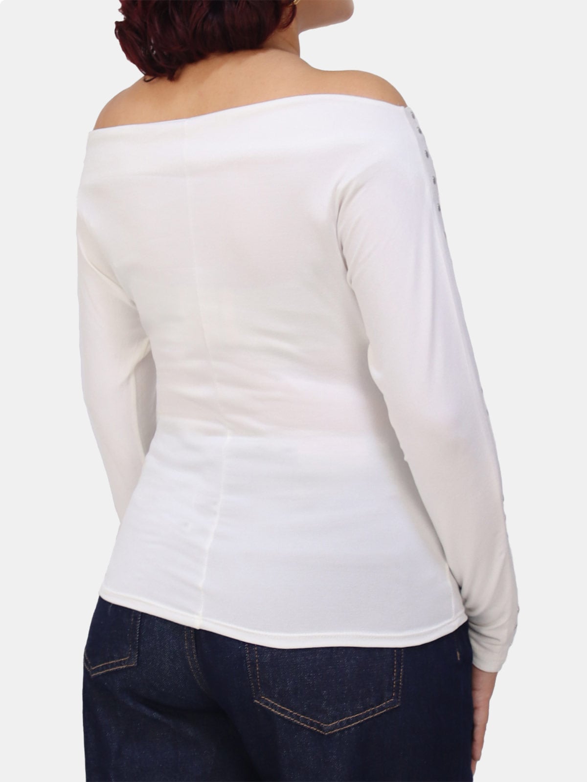 POLO MANGA LARGA MUJER KAYRA POBLET PERFECT FIT TACHAS YSI - 3
