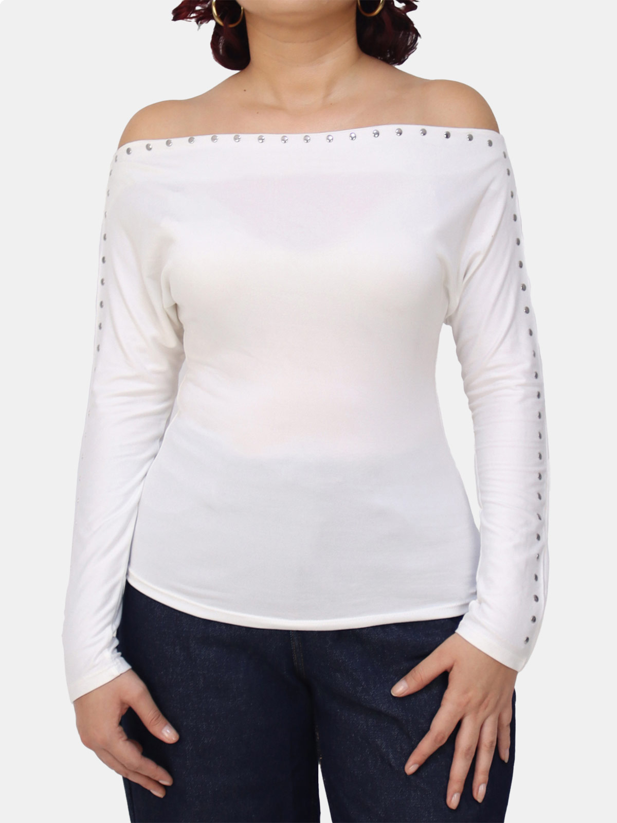 POLO MANGA LARGA MUJER KAYRA POBLET PERFECT FIT TACHAS YSI - 1