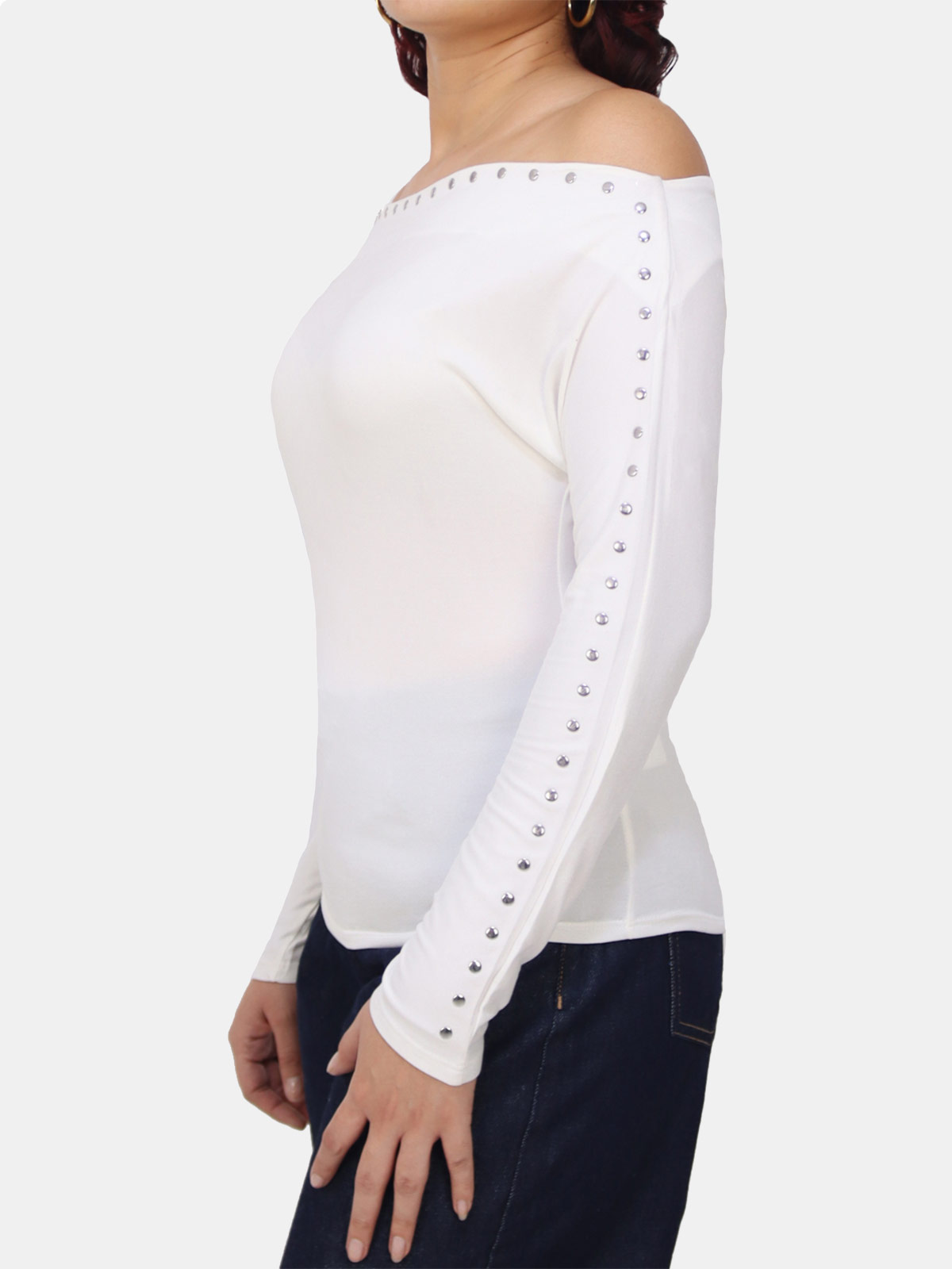 POLO MANGA LARGA MUJER KAYRA POBLET PERFECT FIT TACHAS YSI - 2