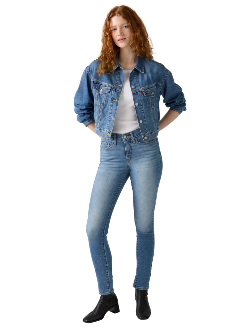 JEAN MUJER LEVI'S 311 SHAPING SKINNY ETERNAL INDIGO MID - 4