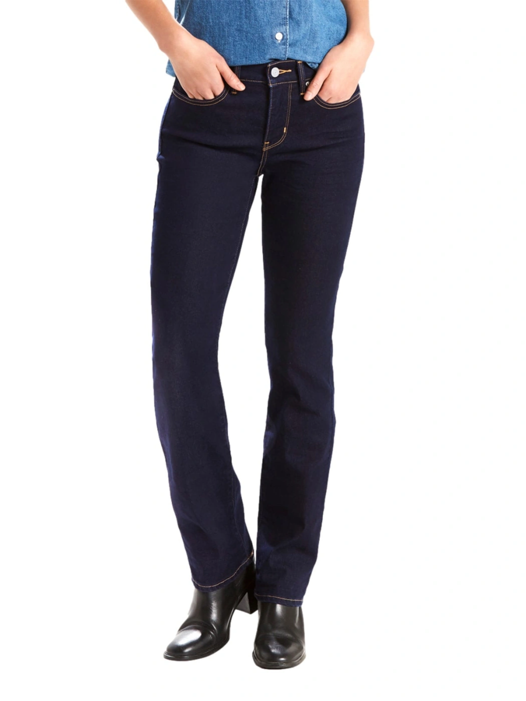 JEAN STRAIGHT FIT MUJER LEVI'S 314 SHAPING DARKEST SKY - 1