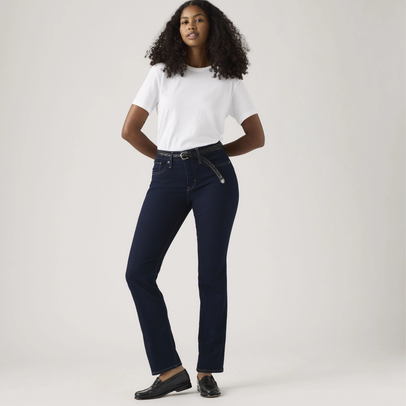 JEAN STRAIGHT FIT MUJER LEVI'S 314 SHAPING DARKEST SKY - 1