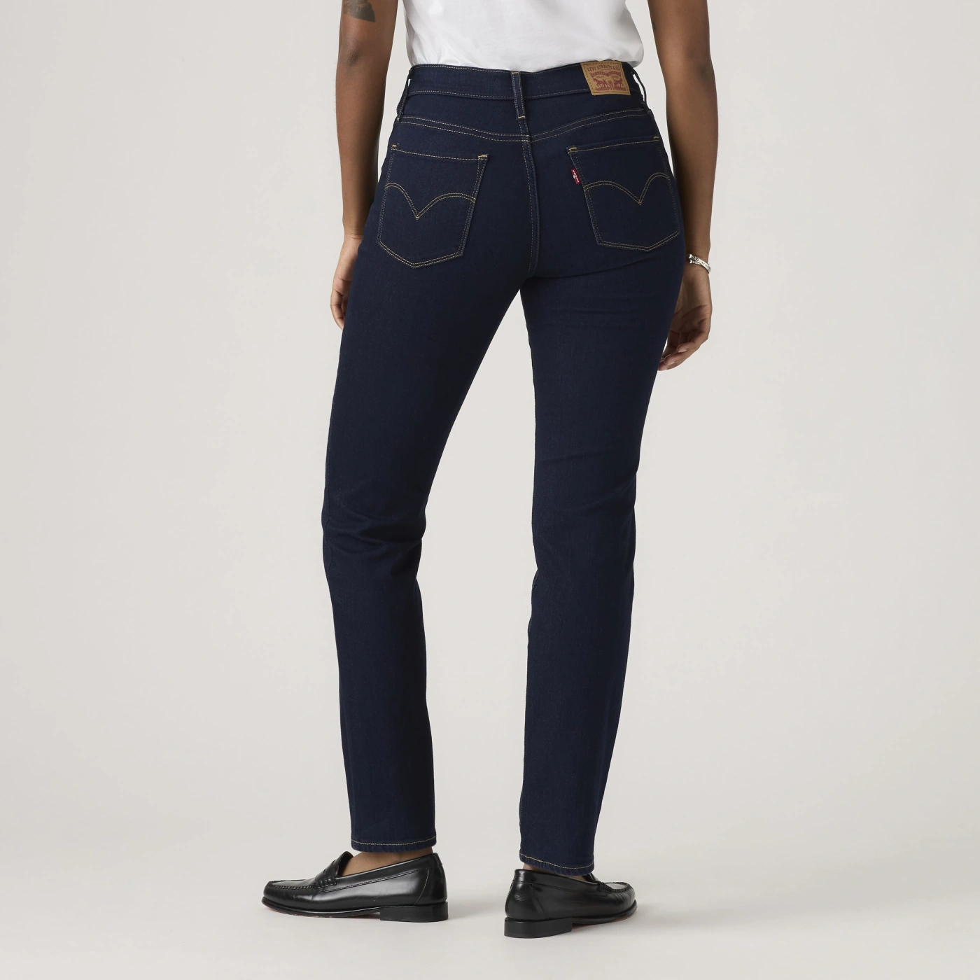 JEAN STRAIGHT FIT MUJER LEVI'S 314 SHAPING DARKEST SKY - 4