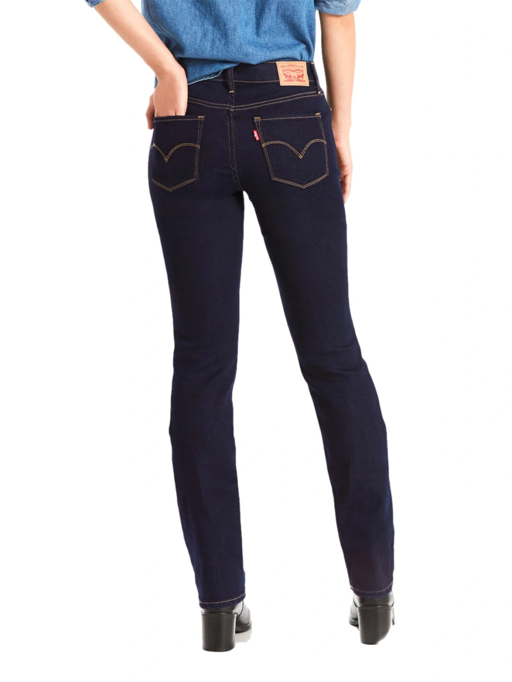 JEAN STRAIGHT FIT MUJER LEVI'S 314 SHAPING DARKEST SKY - 2
