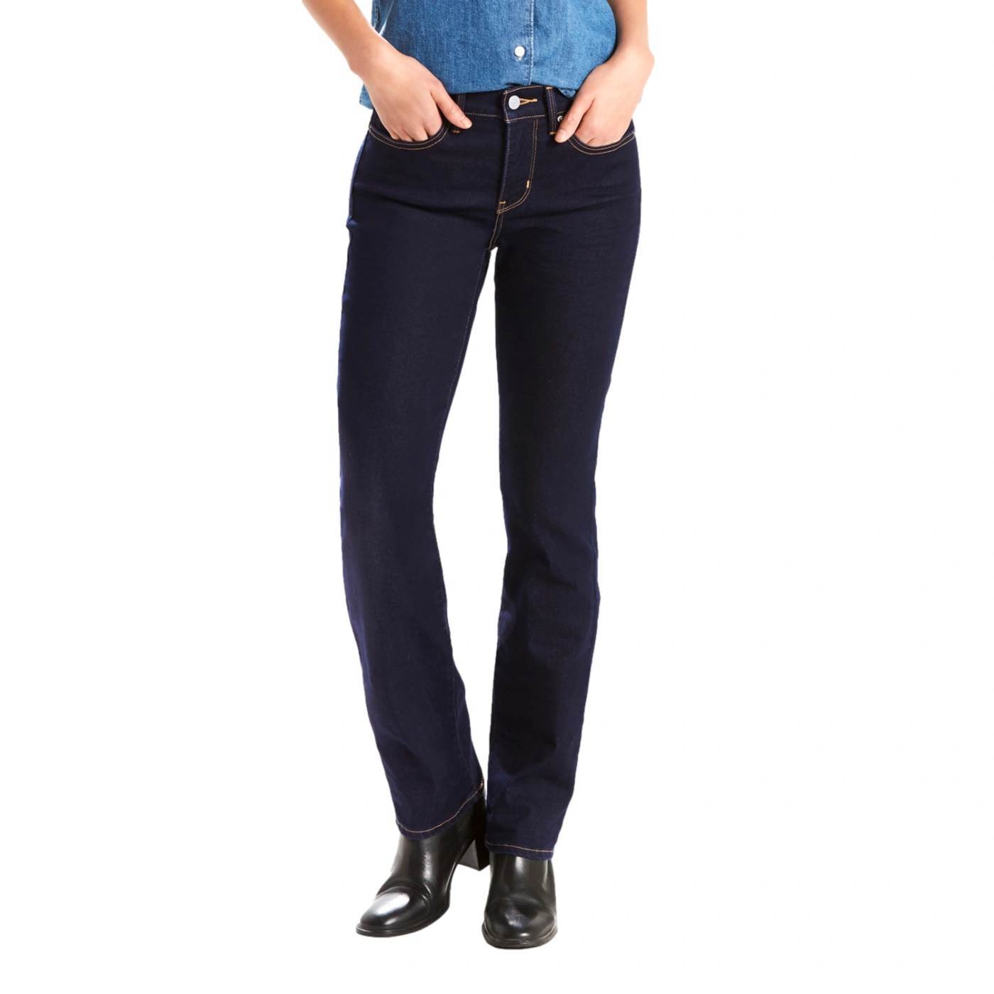 JEAN STRAIGHT FIT MUJER LEVI'S 314 SHAPING DARKEST SKY - 1
