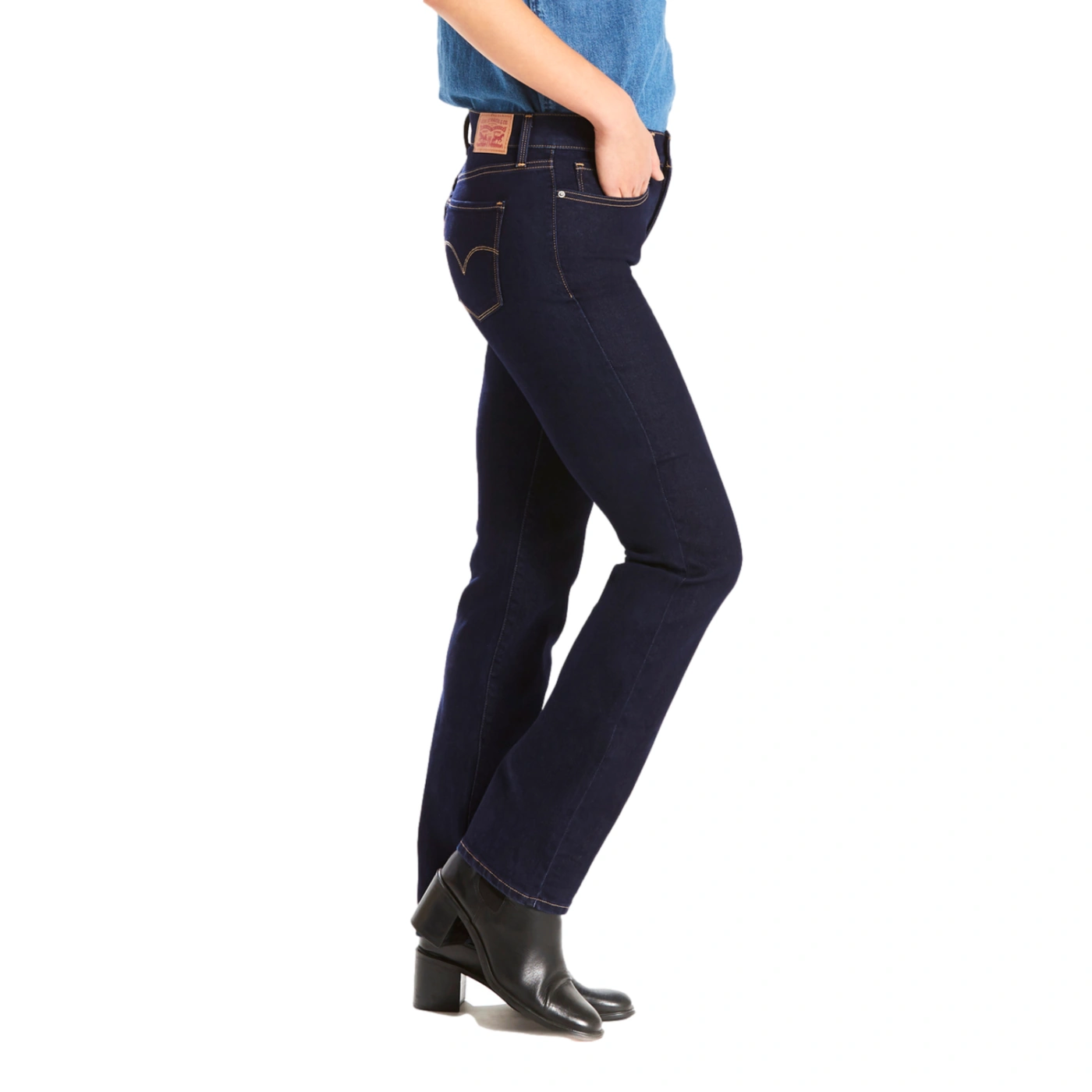JEAN STRAIGHT FIT MUJER LEVI'S 314 SHAPING DARKEST SKY - 2