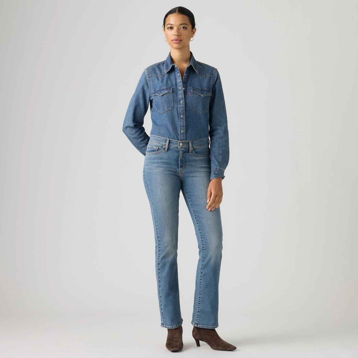 JEAN MUJER LEVI'S 315 SHAPING BOOT CAMP - 1