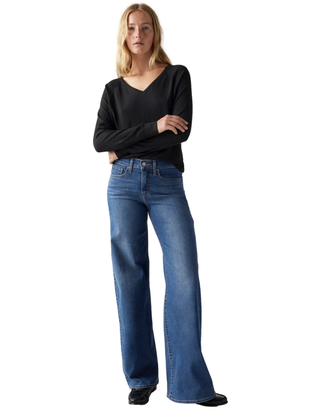 JEAN REGULAR FIT MUJER LEVI'S 318 SHAPING WIDE LEG CLEVER GIRL - 4