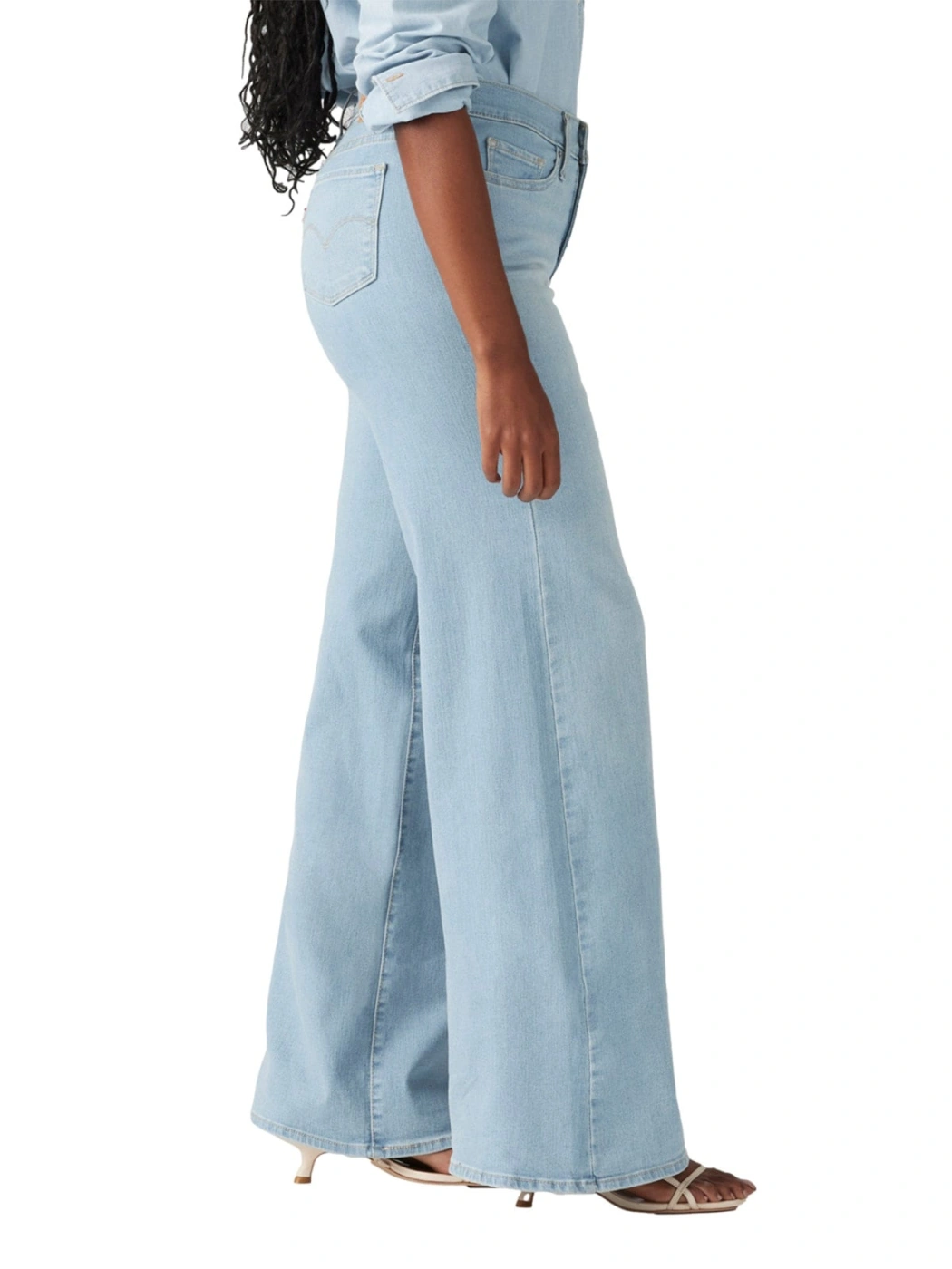 JEAN WIDE LEG MUJER LEVI'S 318 SHAPING TALL GLASS OF WATER - 3