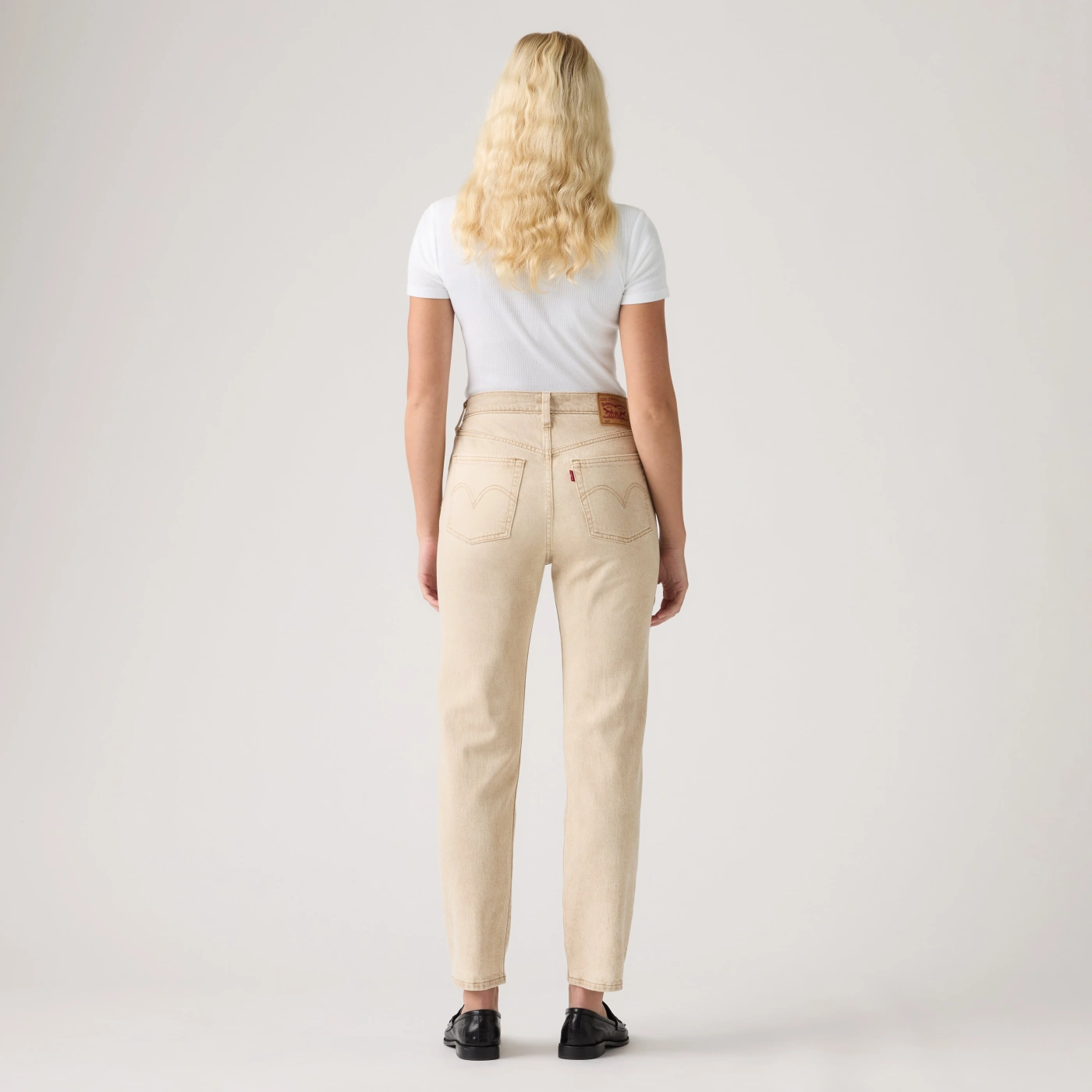 JEAN CROPPED MUJER LEVI'S 501 CLOUDY WHITE PEPPER - 3