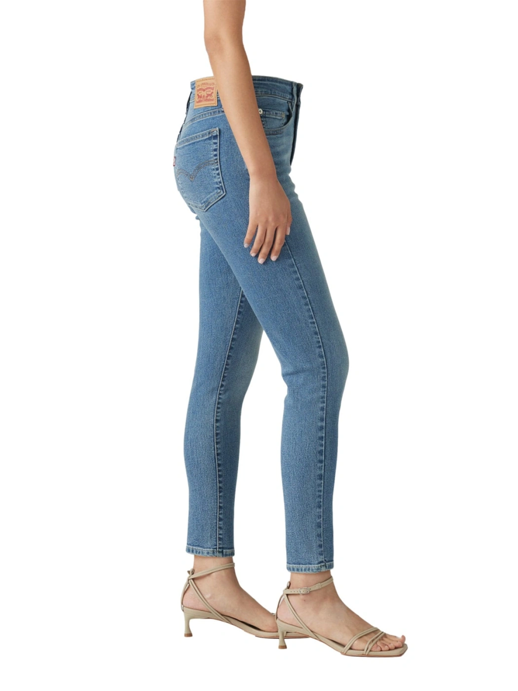 JEAN SKINNY FIT MUJER LEVI'S 721 HIGH RISE ETERNAL INDIGO MID - 3