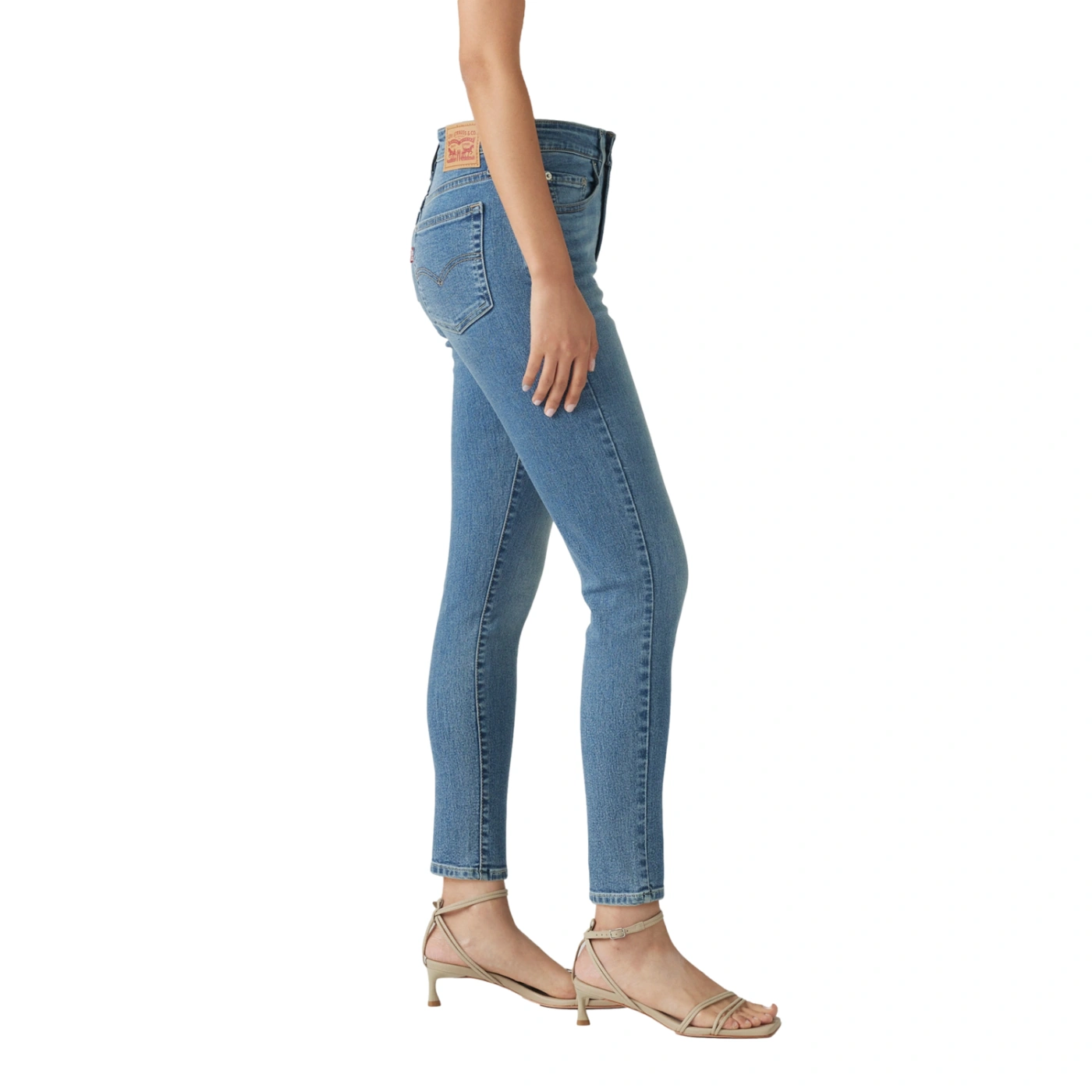 JEAN SKINNY FIT MUJER LEVI'S 721 HIGH RISE ETERNAL INDIGO MID - 2