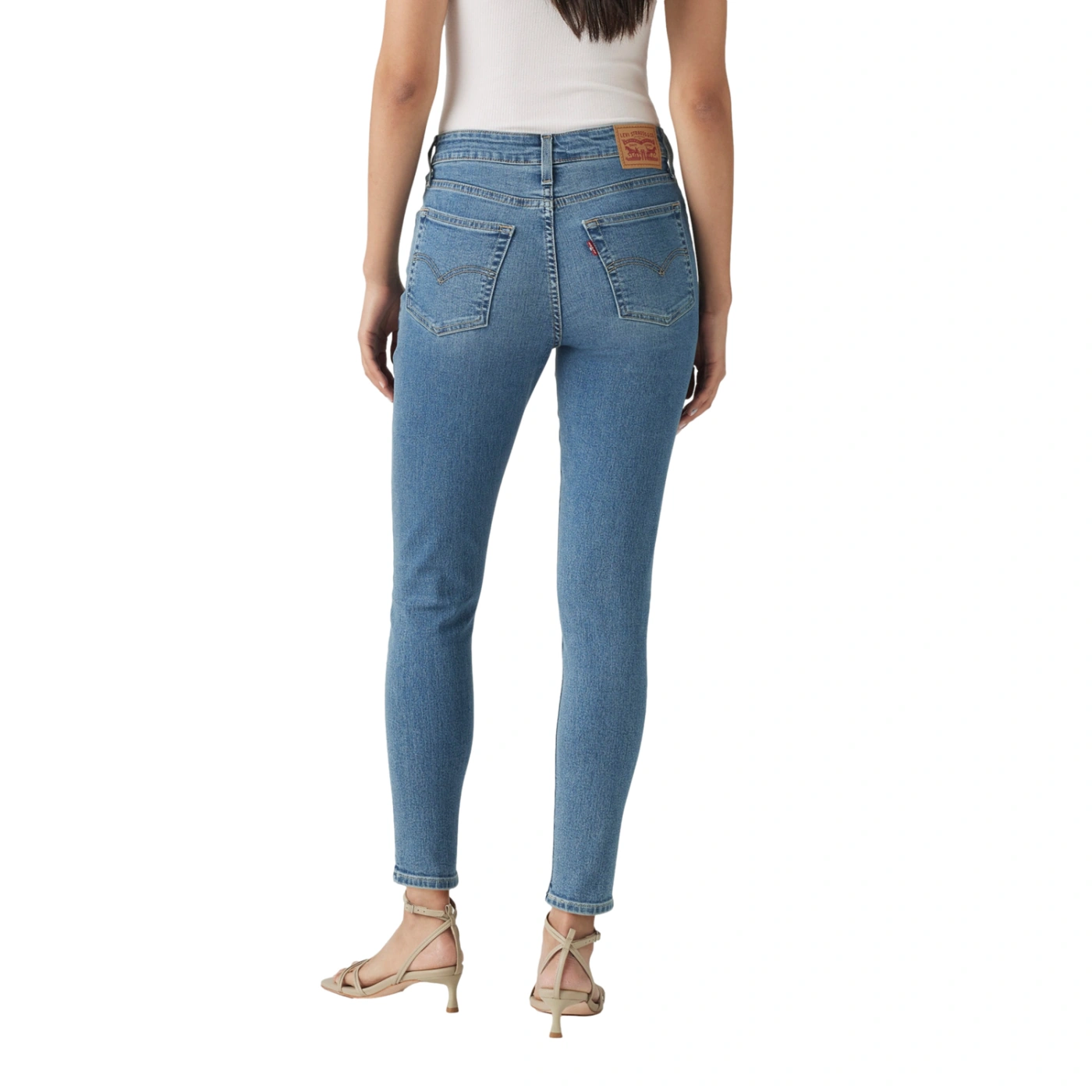 JEAN SKINNY FIT MUJER LEVI'S 721 HIGH RISE ETERNAL INDIGO MID - 3