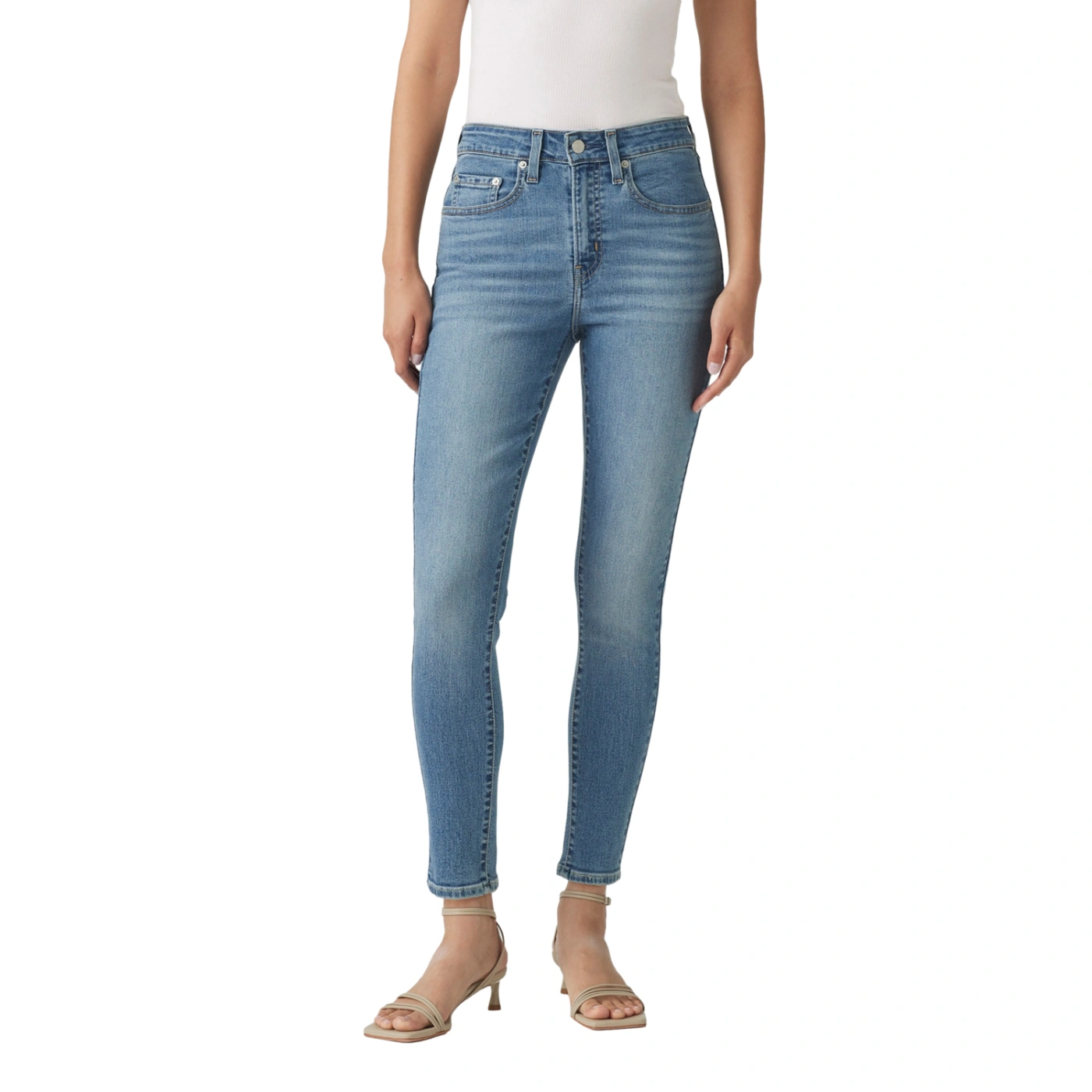 JEAN SKINNY FIT MUJER LEVI'S 721 HIGH RISE ETERNAL INDIGO MID - 4
