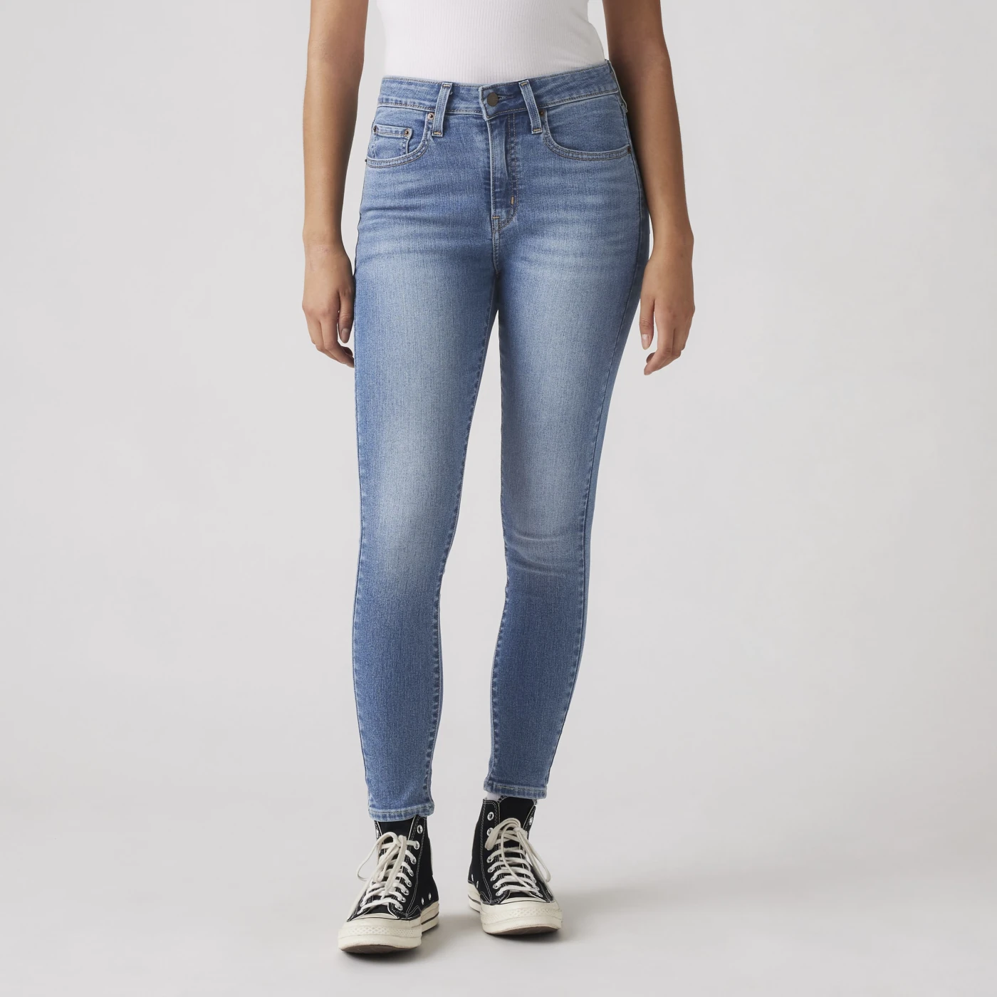 JEAN SKINNY FIT MUJER LEVI'S 721 HIGH RISE ETERNAL INDIGO MID - 3