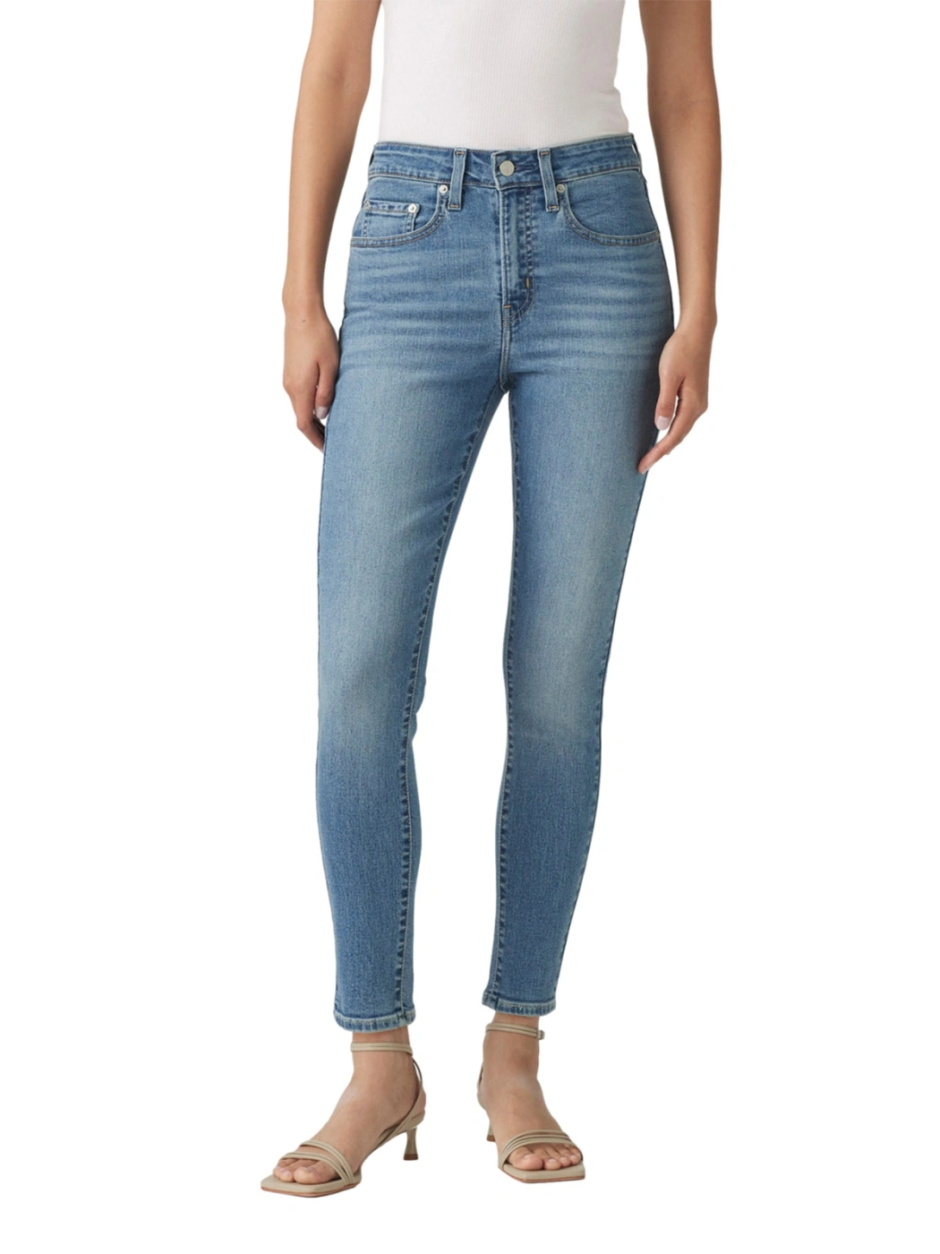 JEAN SKINNY FIT MUJER LEVI'S 721 HIGH RISE ETERNAL INDIGO MID - 1