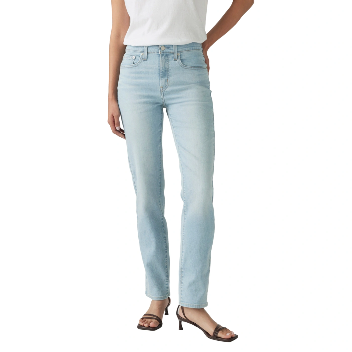 JEAN RECTO MUJER LEVI'S 724 HIGH RISE STRAIGHT ETERNAL INDIGO LIGHT - 2