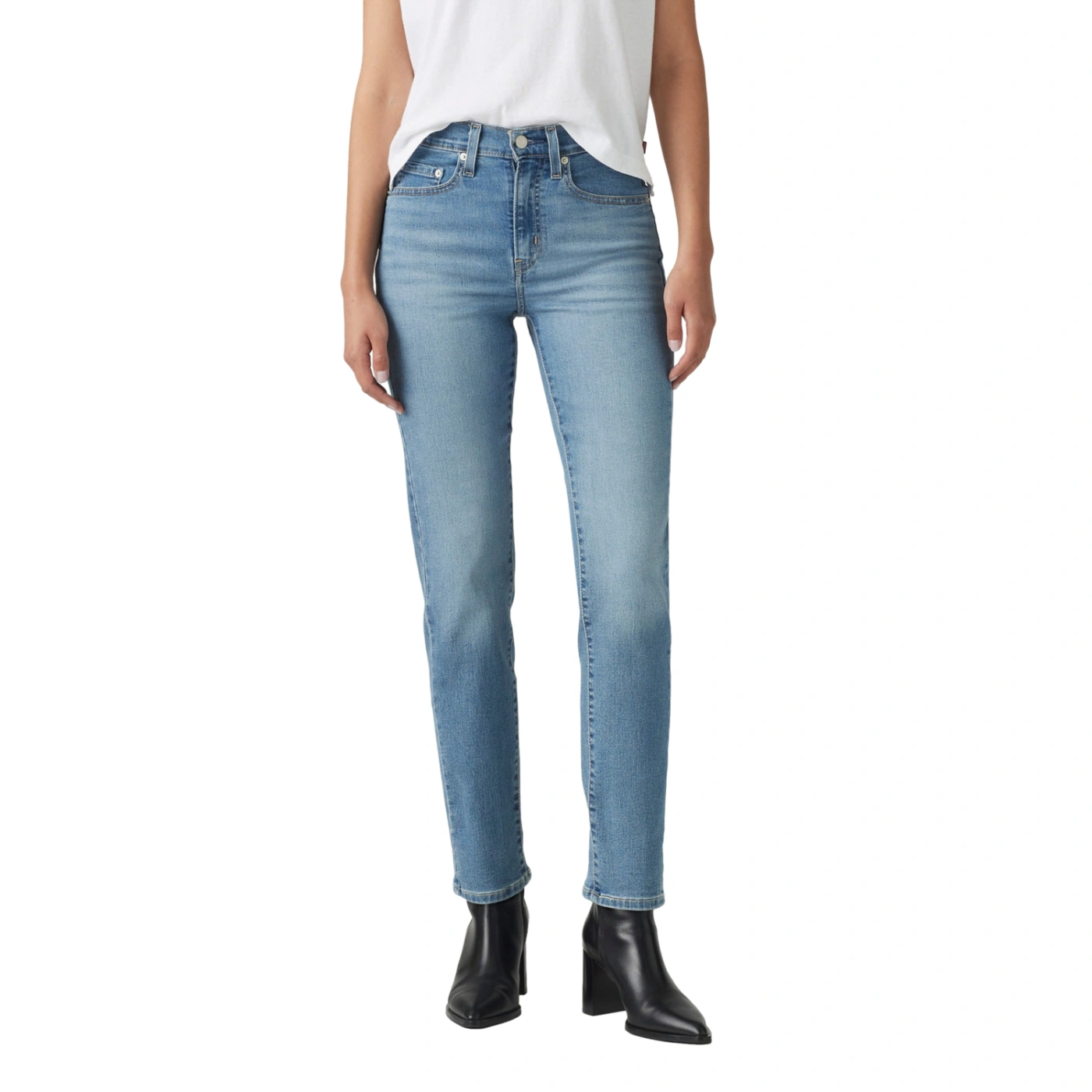 JEAN RECTO MUJER LEVI'S 724 HIGH ROSE STRAIGHT ETERNAL INDIGO MID - 4