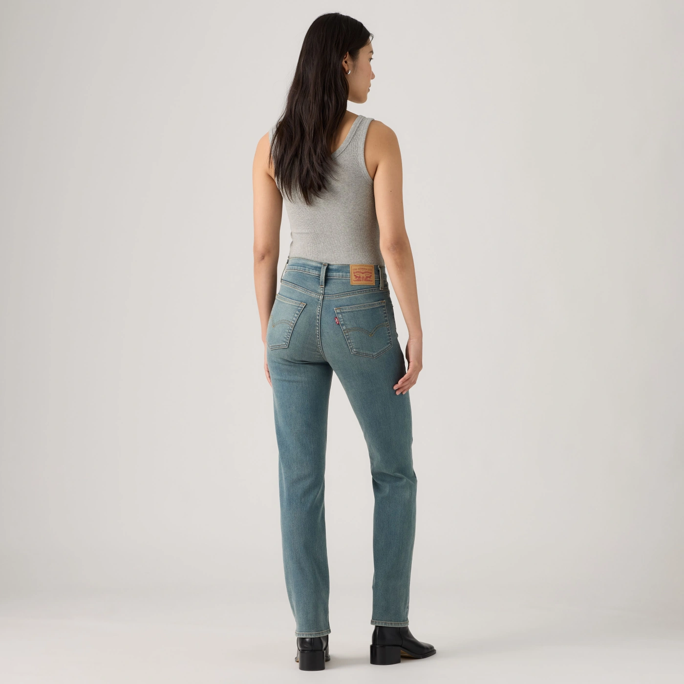 JEAN STRAIGHT MUJER LEVI'S 724 HIGH RISE TREE TIME - 2